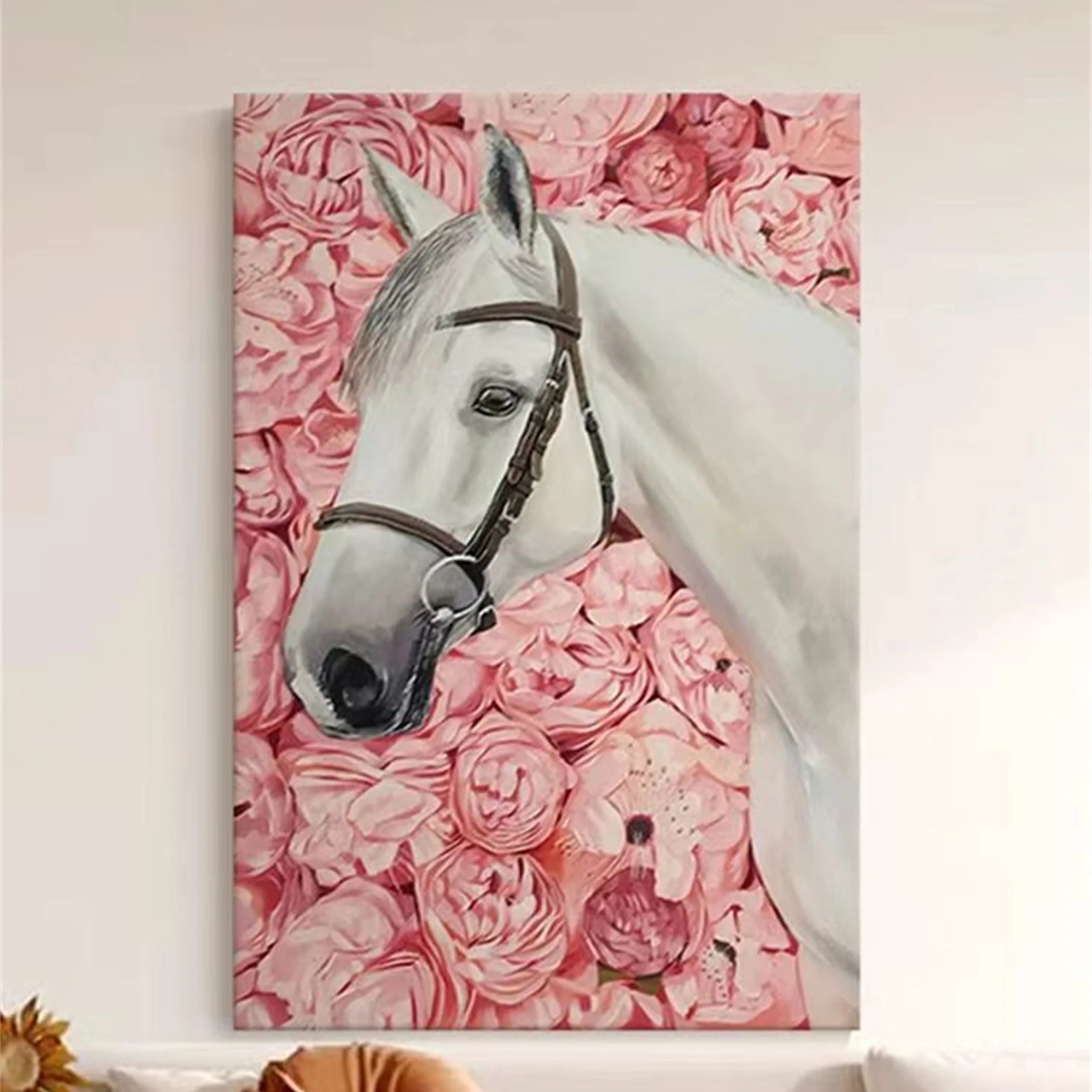 Colorful Horse Abstract Animal Wall Art #AM027