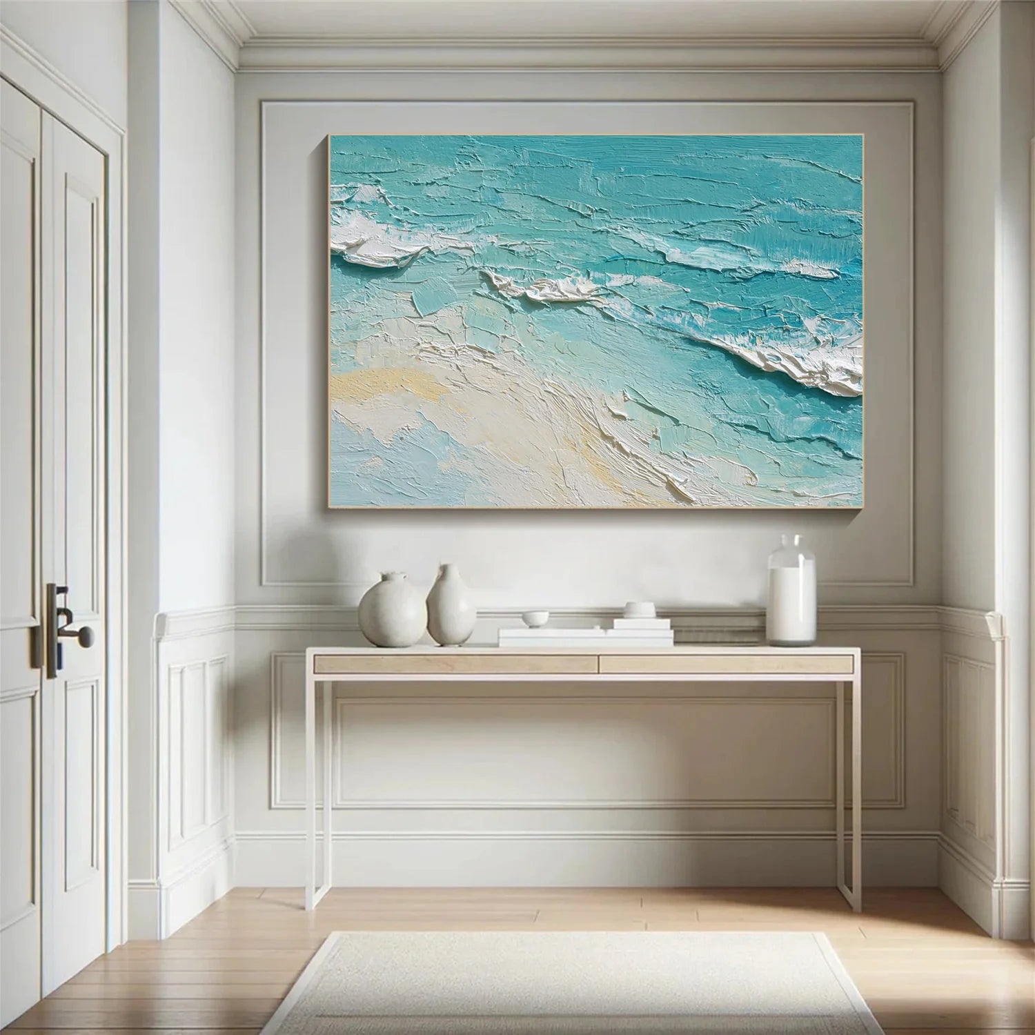 Sea & Sky Abstract_Textured_Wall Art #SK152