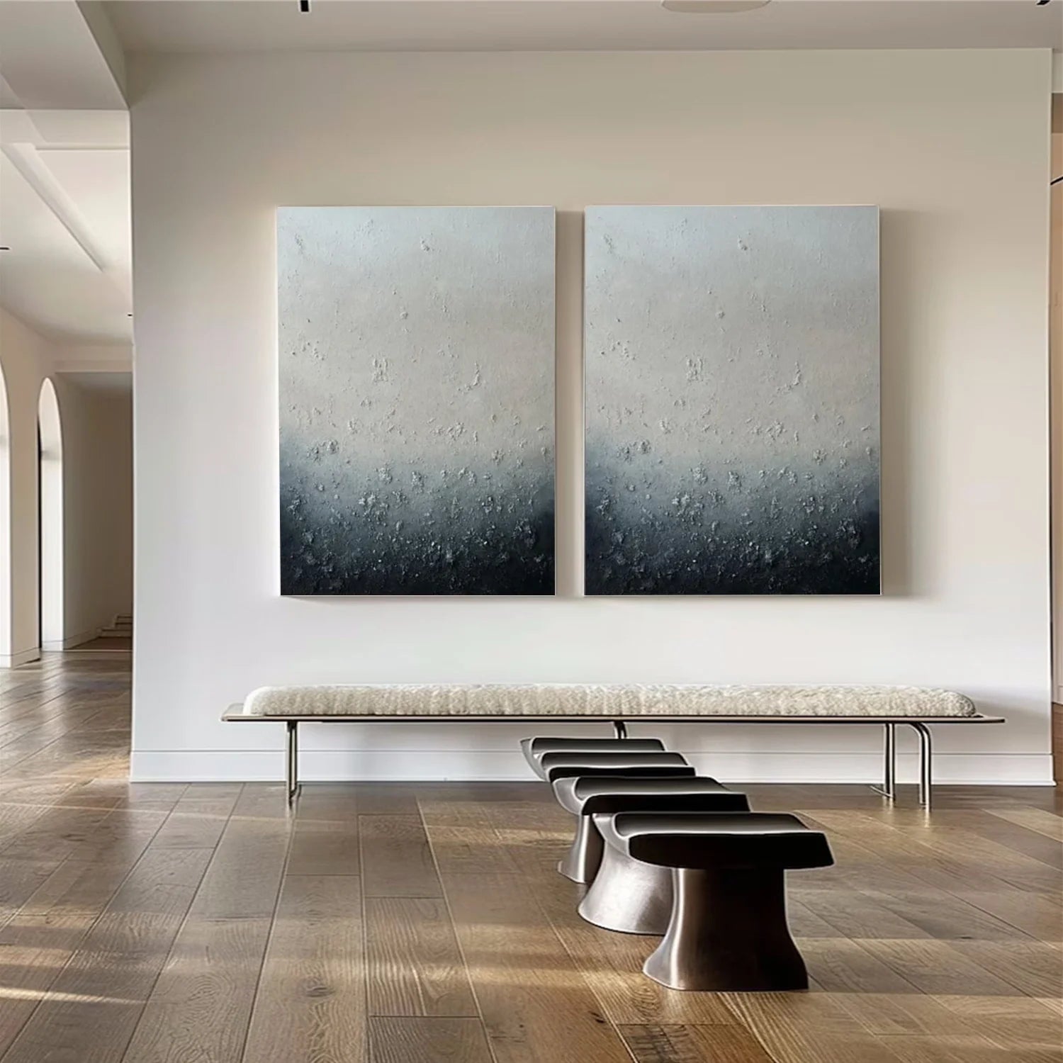 Abstract Canvas Art Set of 2 #WA852