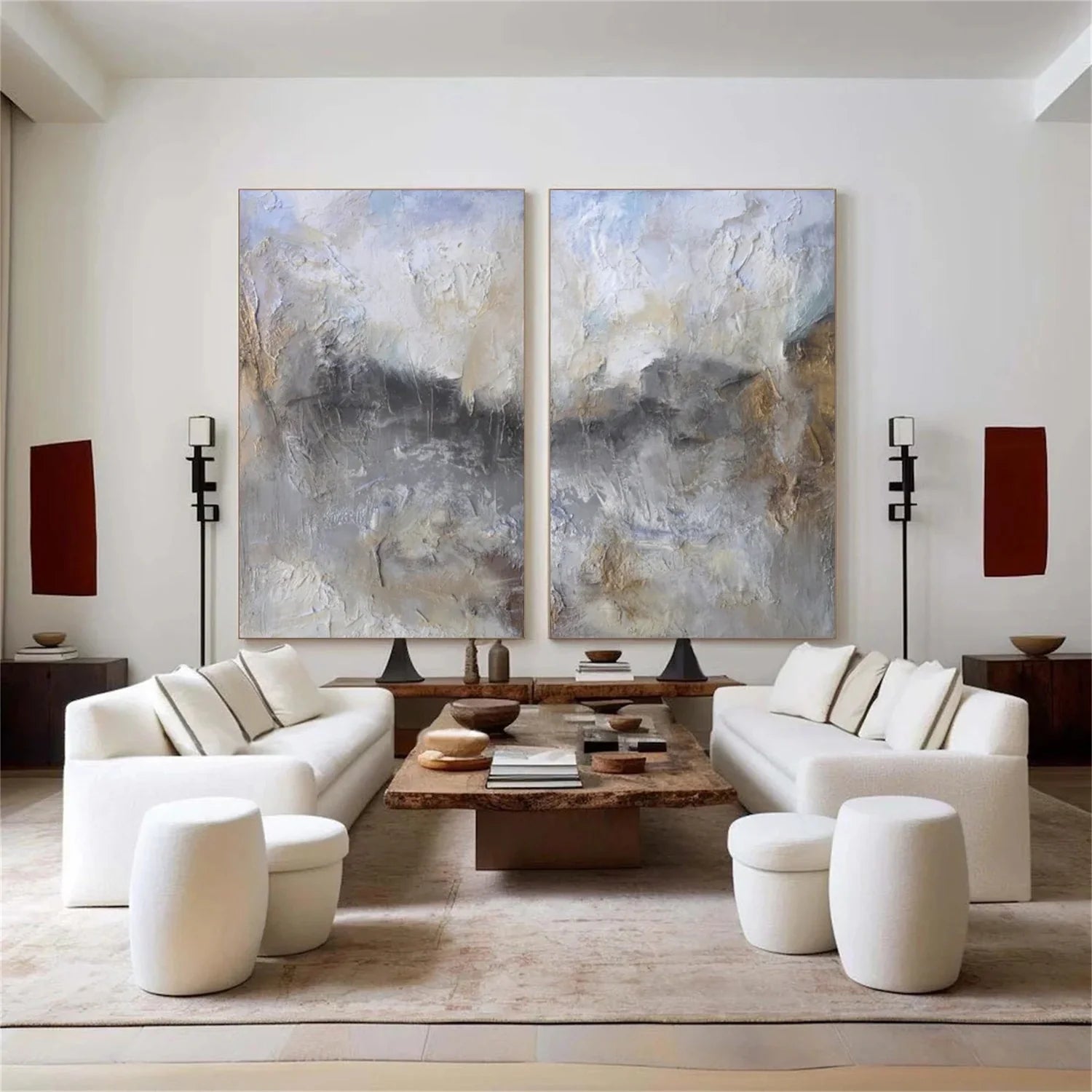 Wabi Sabi Canvas Art Set of 2 #WA726