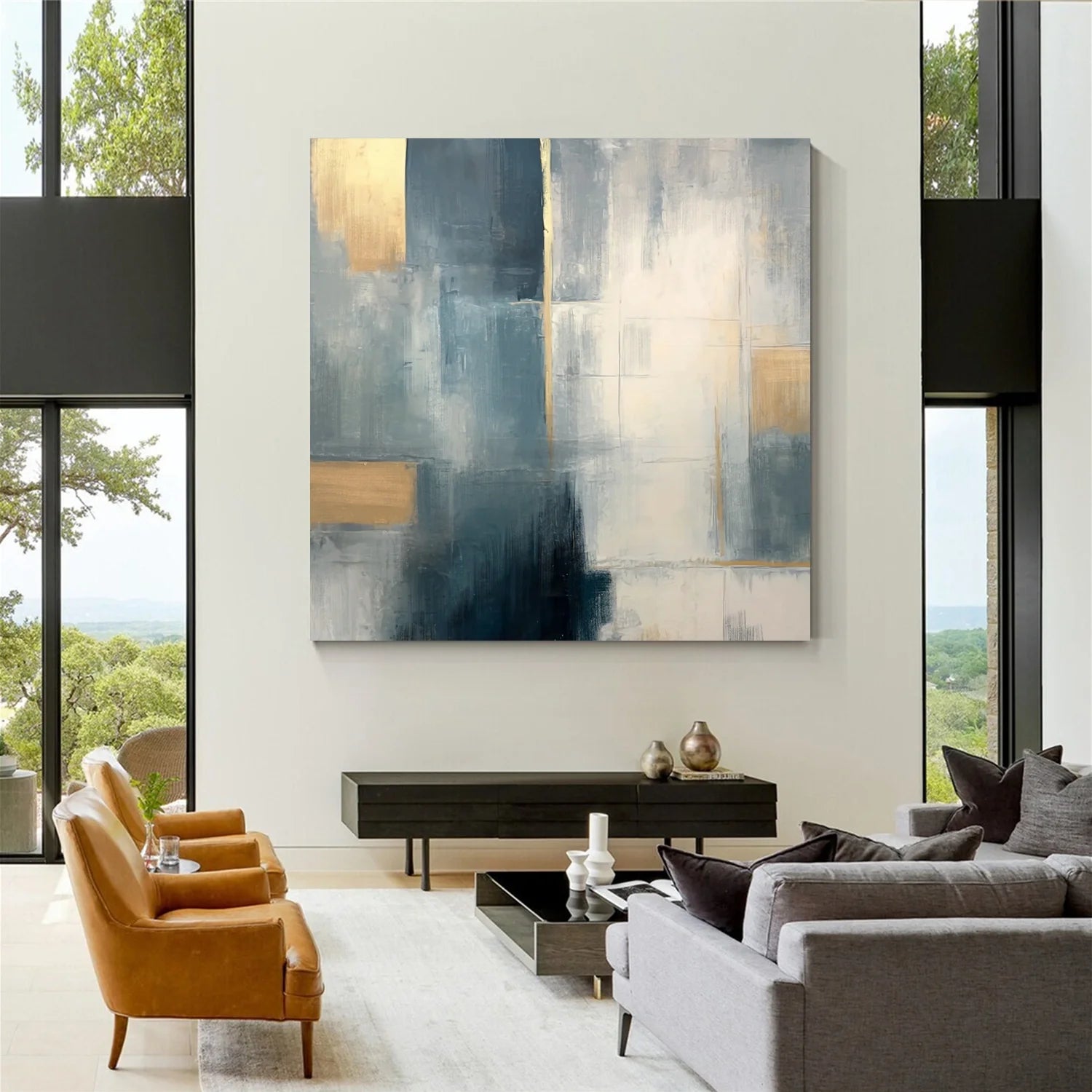 Abstract Canvas Art #WA591