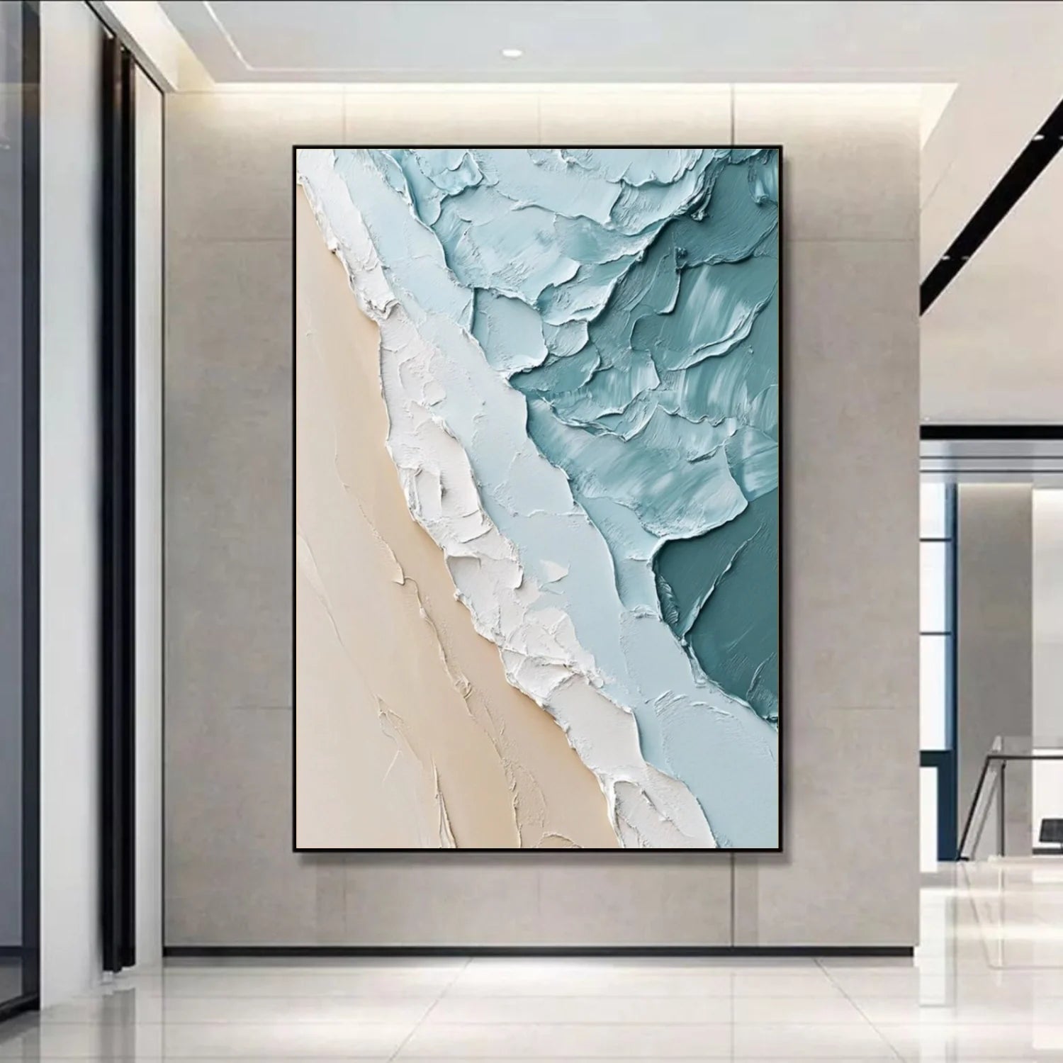 Sea & Sky Abstract_Textured_Wall Art #SK174