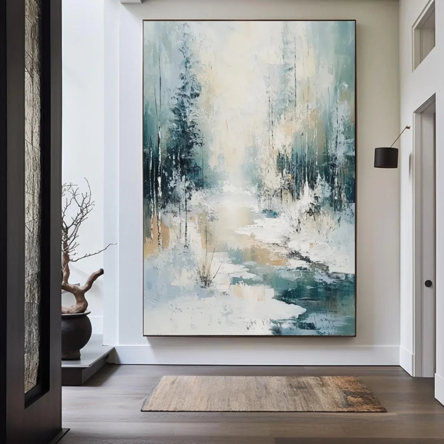 Flower & Tree Abstract_Wall Art #FT159