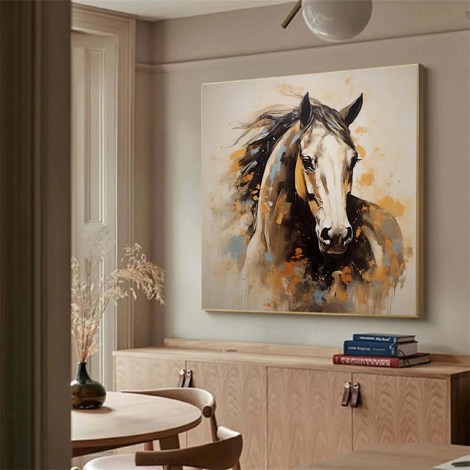 Abstract Animal Horse Wall Art #AM105
