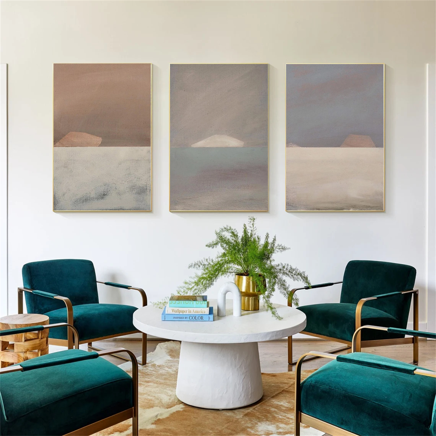 Abstract_Canvas Art Set of 3 #WA680