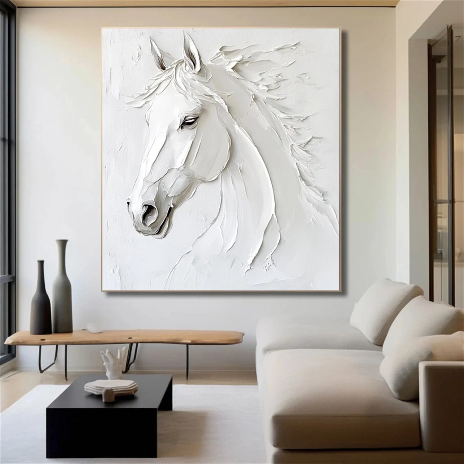 Abstract Animal Horse Wall Art #AM107