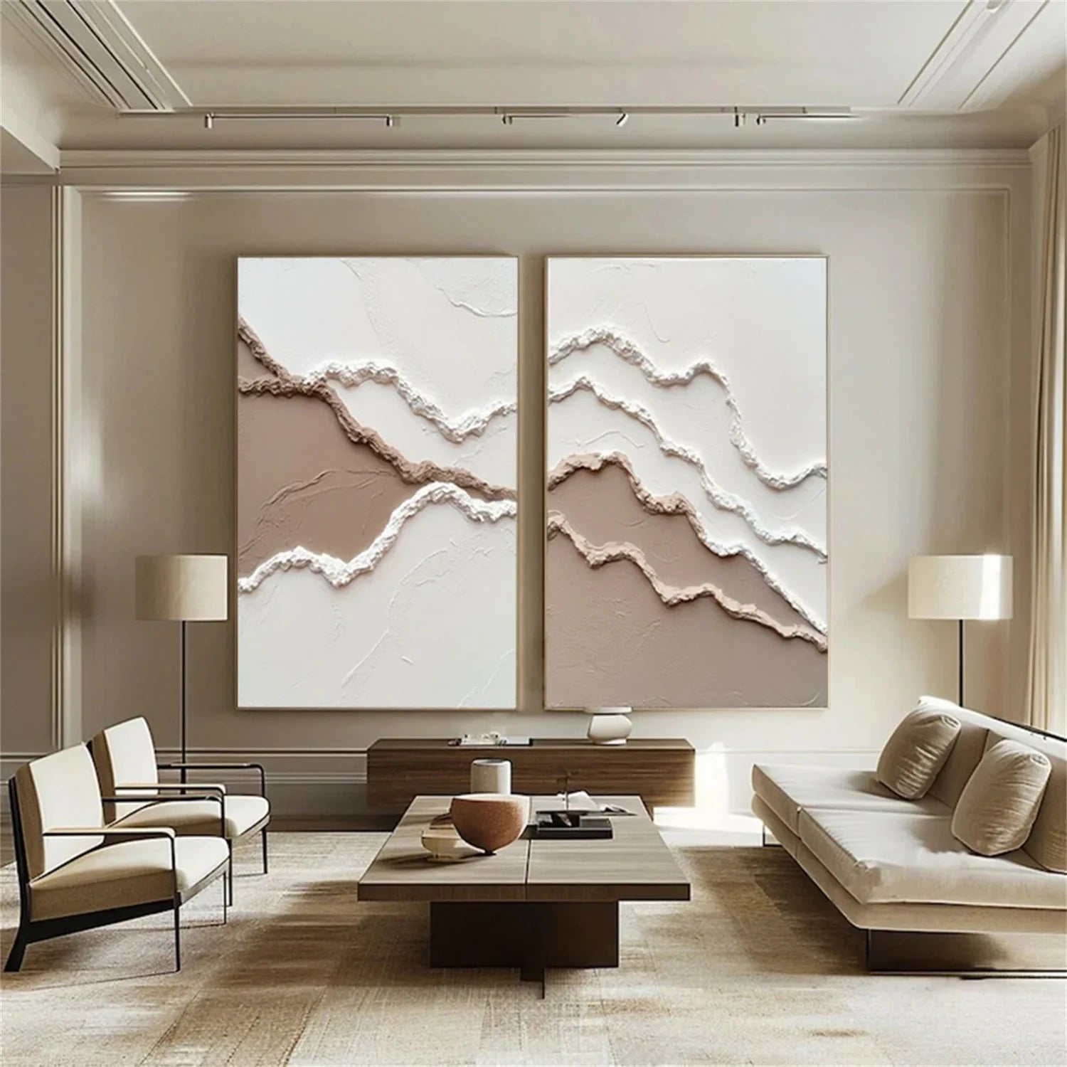 Abstract Tranquility Set of 2 #WA316