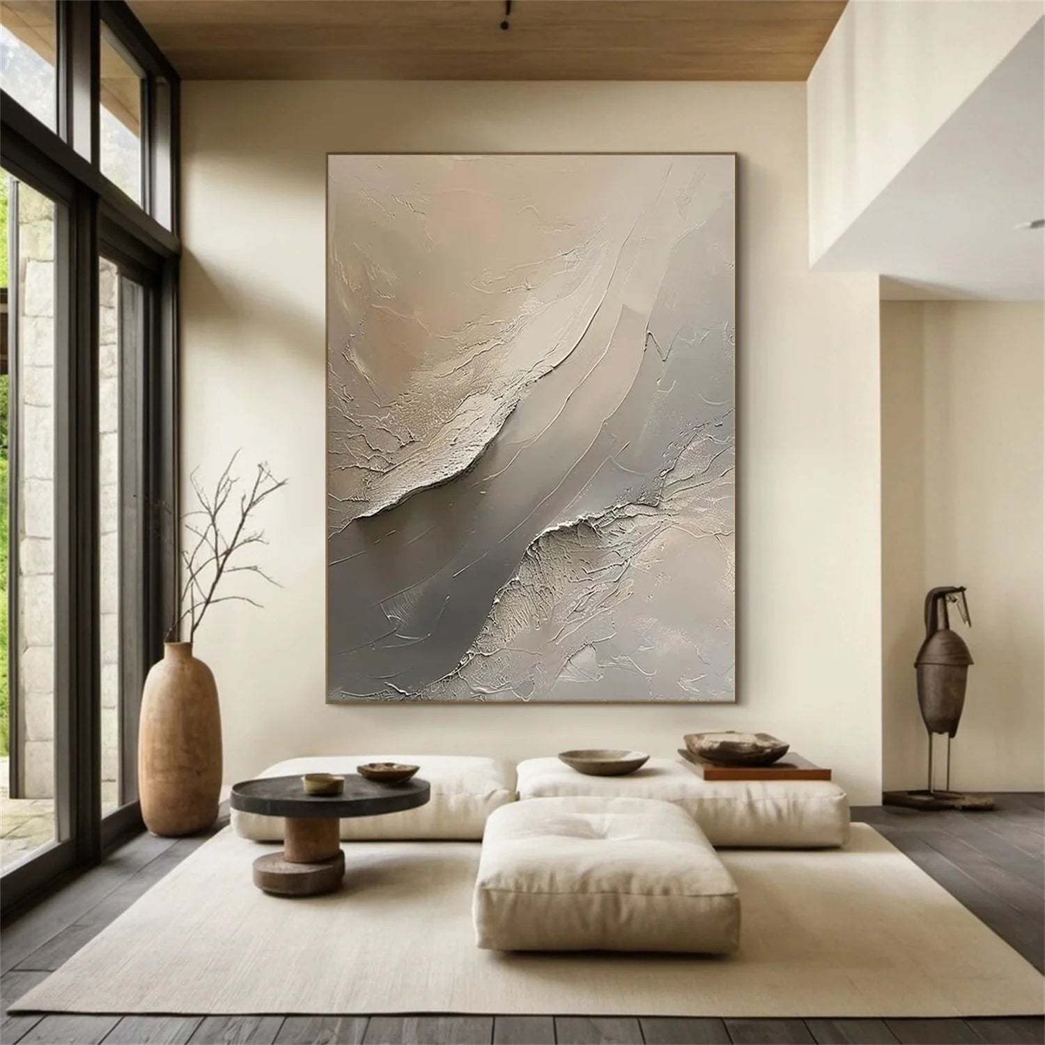 Abstract_Textured Canvas Art #WA595