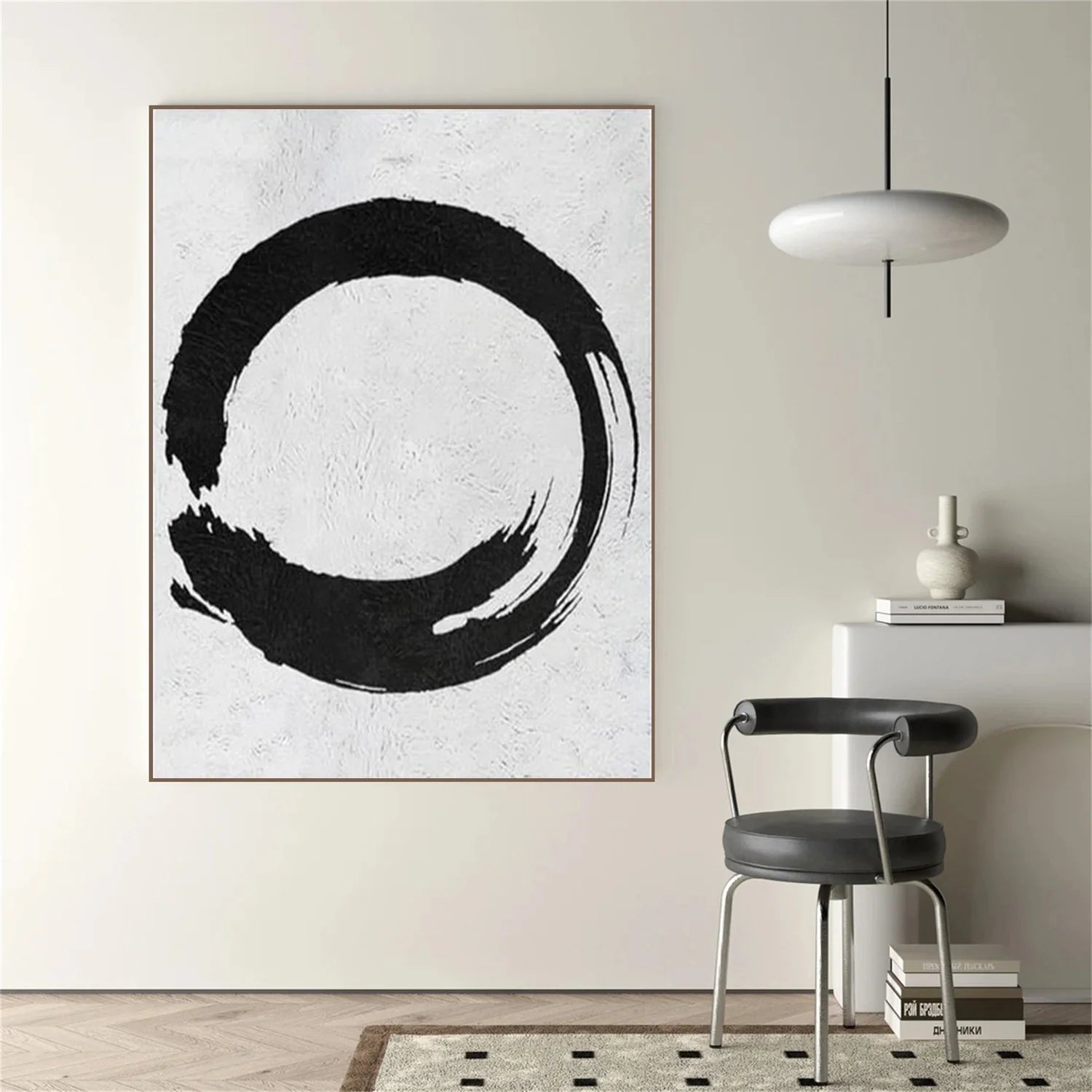 Black and White Minimalist_Canvas Art #MZ113