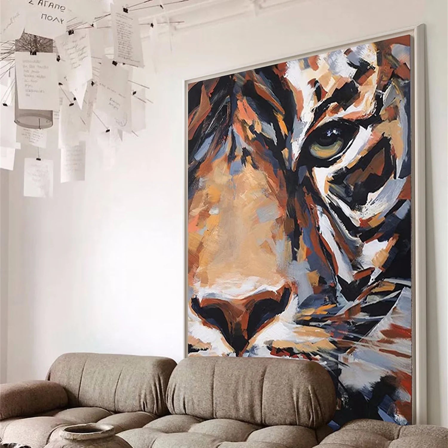 Colorful Abstract Animal Wall Art #AM070