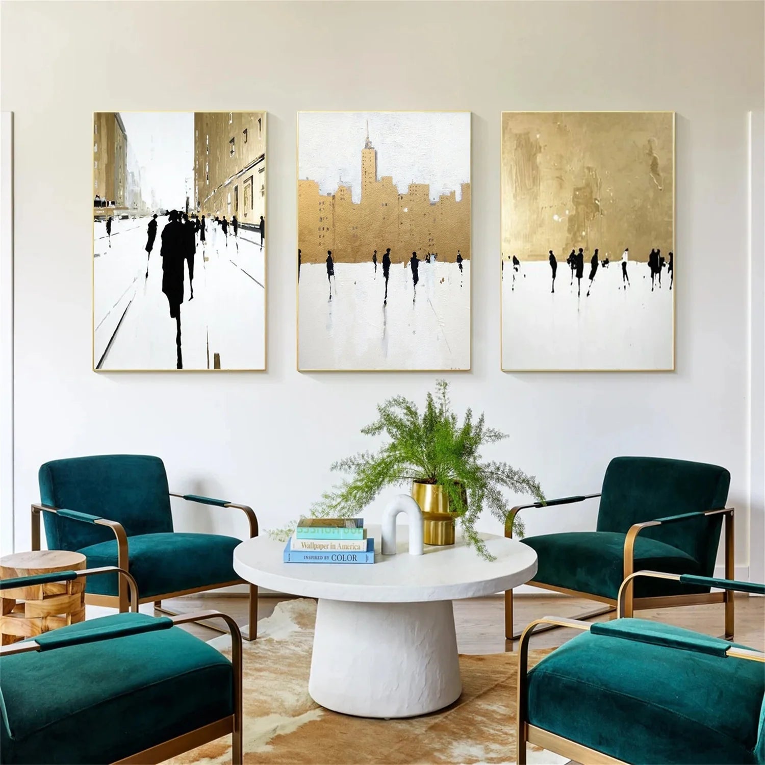 Abstract Portrait_Wall Art Set of 3 #AB066
