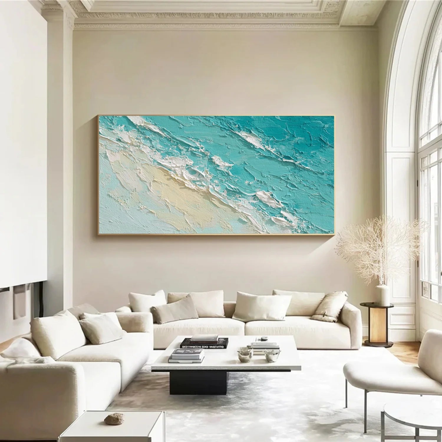 Sea & Sky Abstract_Textured_Wall Art #SK153