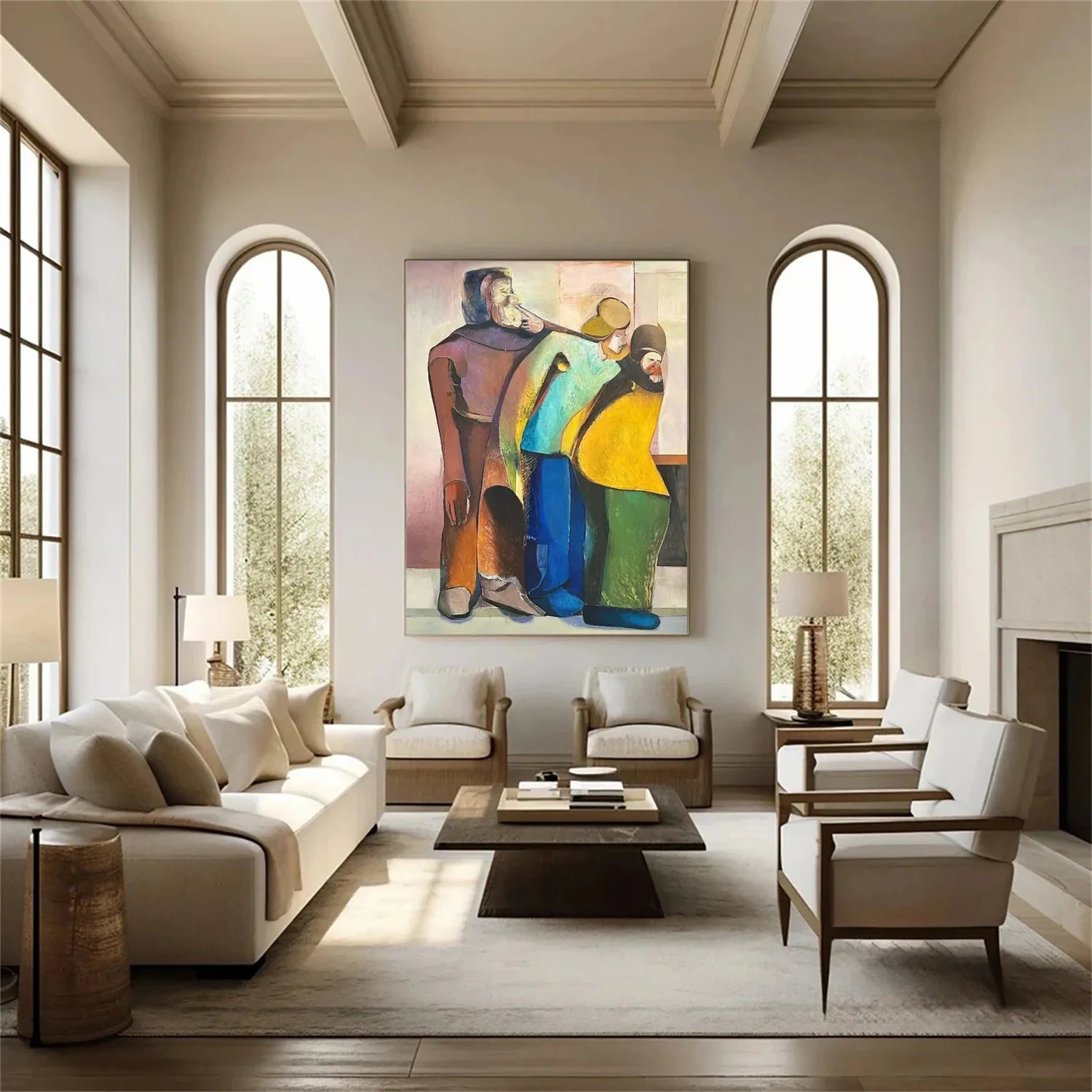 Abstract Portrait Wall Art #AB061