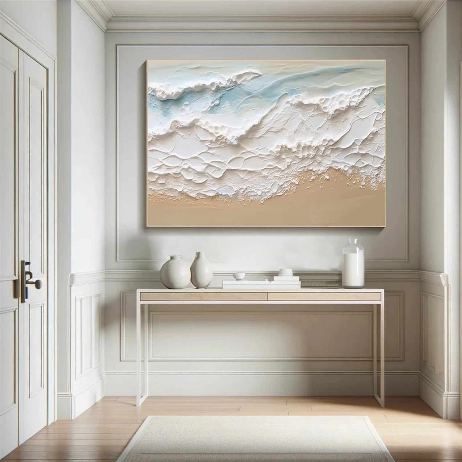 Sea & Sky Abstract_Textured_Wall Art #SK147