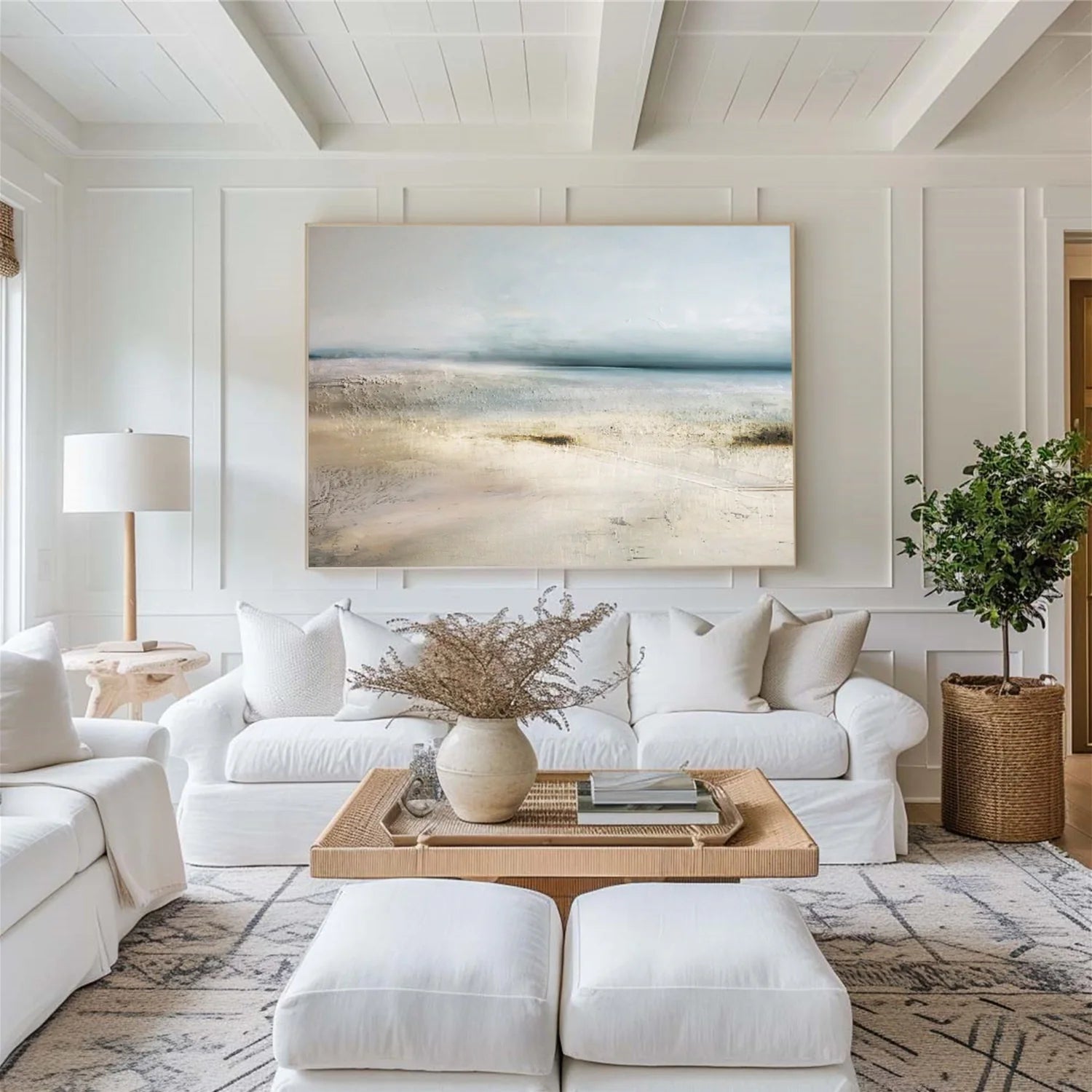 Sea & Sky Abstract Wall Art #SK165