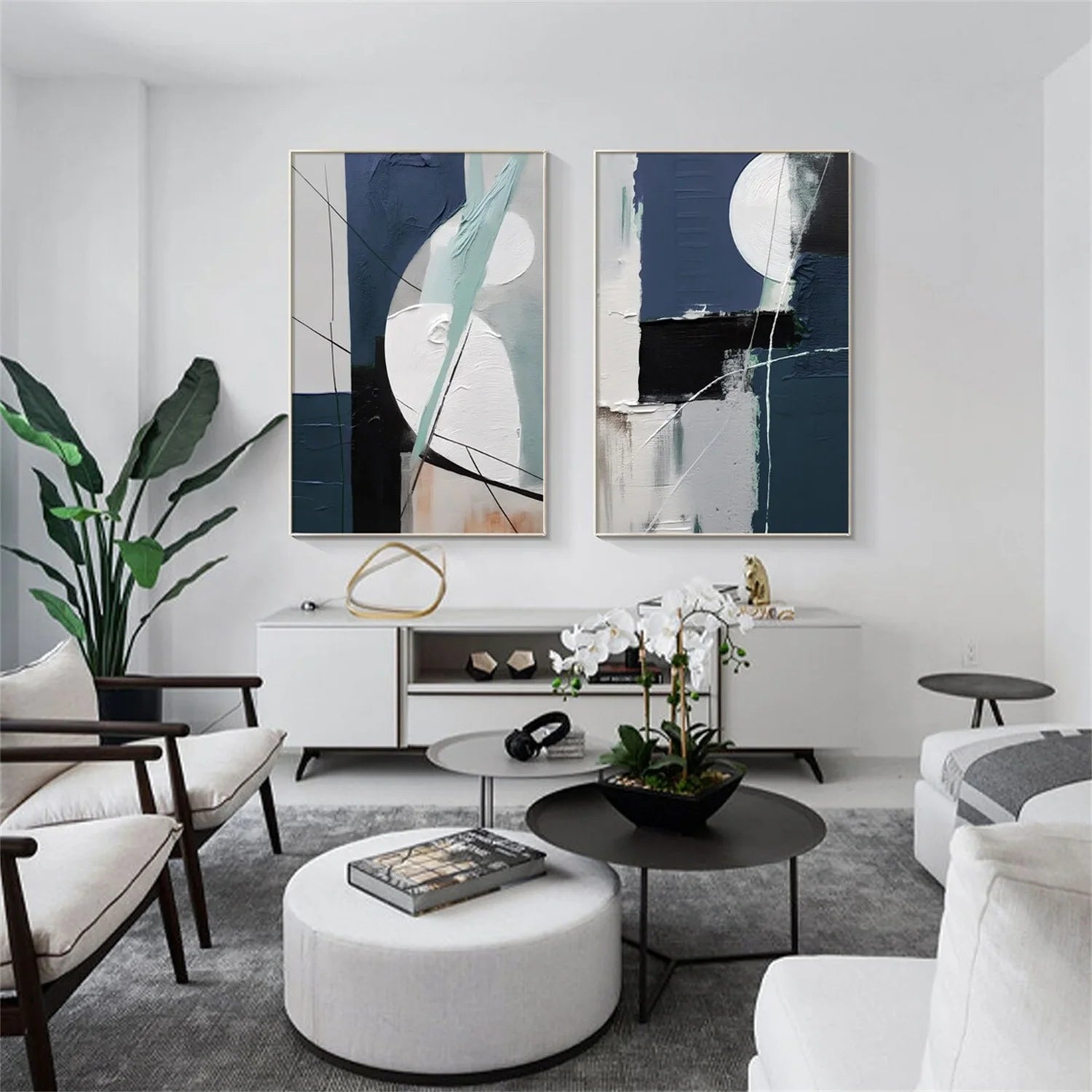 Abstract Tranquility Set of 2 #WA323