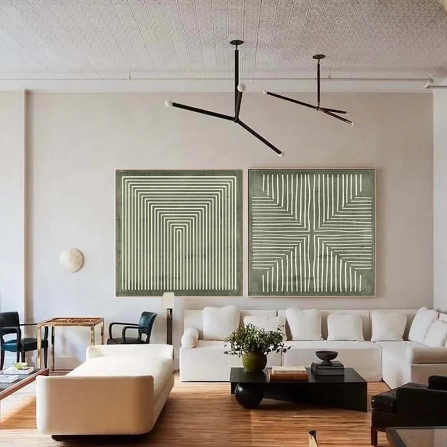 Minimalist_Canvas Art Set of 2 #MD263