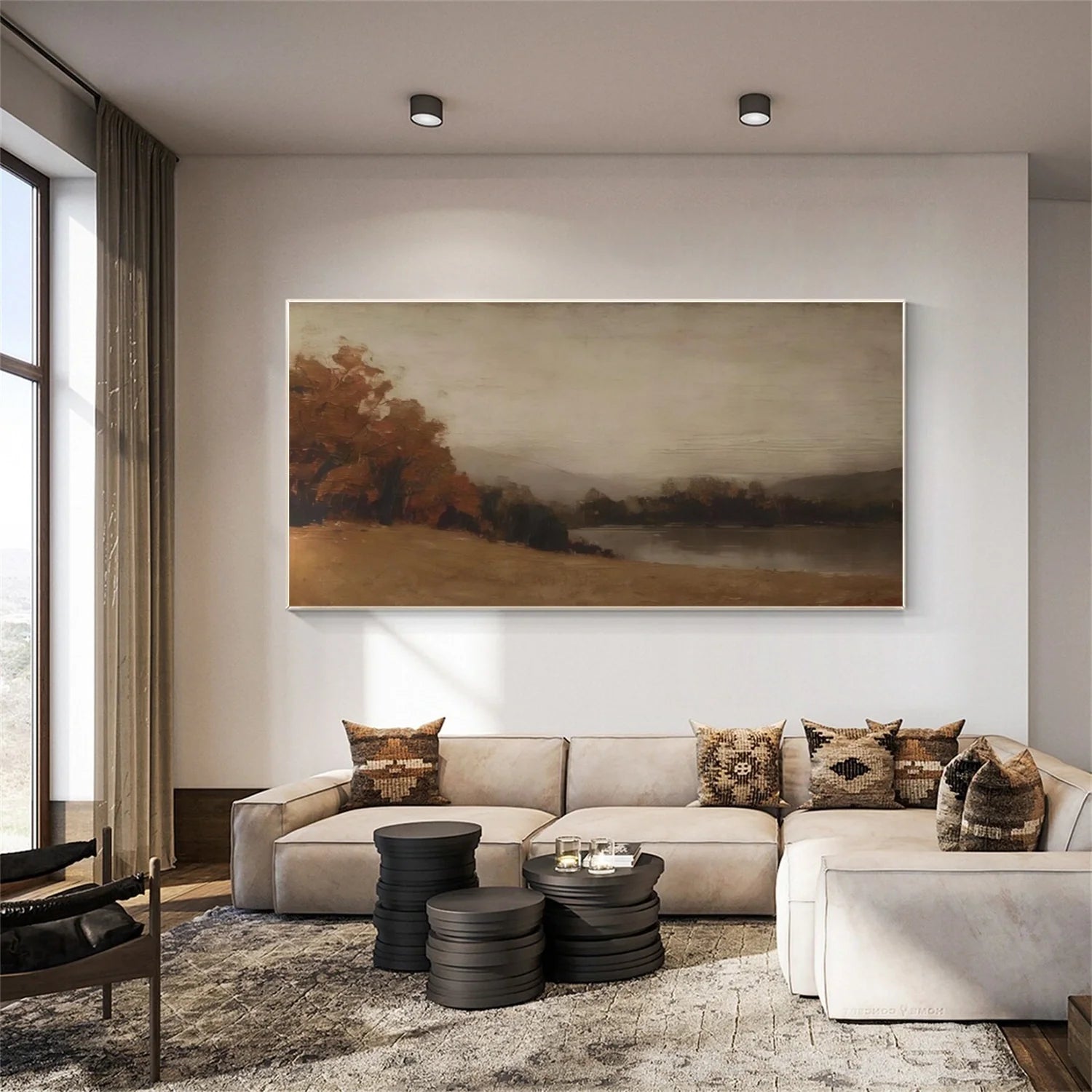 Flower & Tree Abstract_Wall Art #FT165