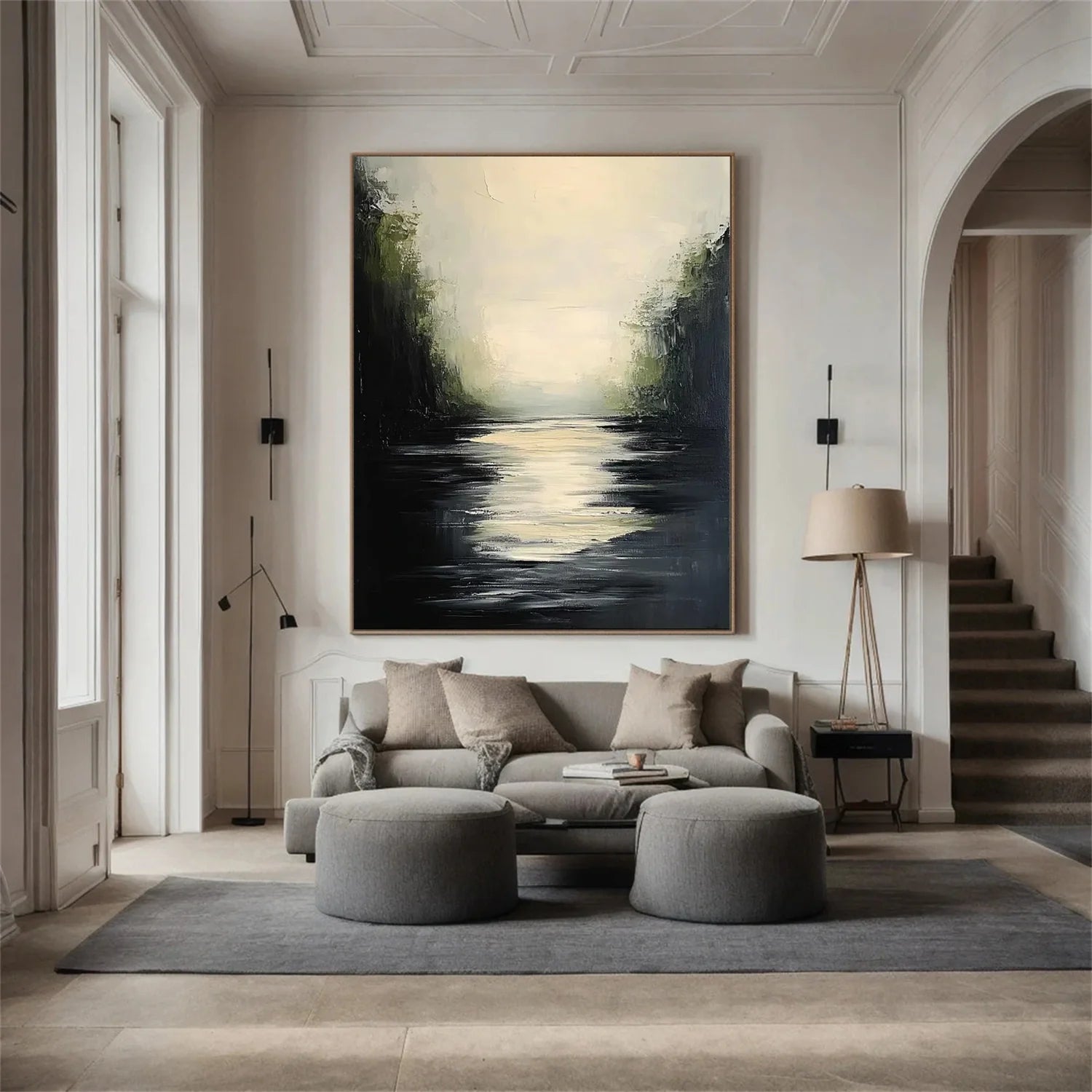 Sea & Sky Abstract Wall Art #SK127