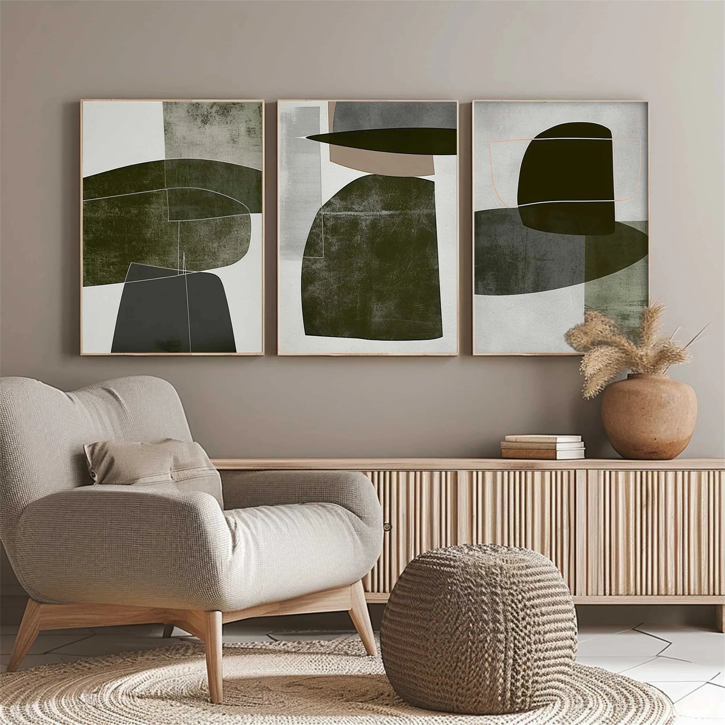 Abstract Tranquility Set of 3 #WA197