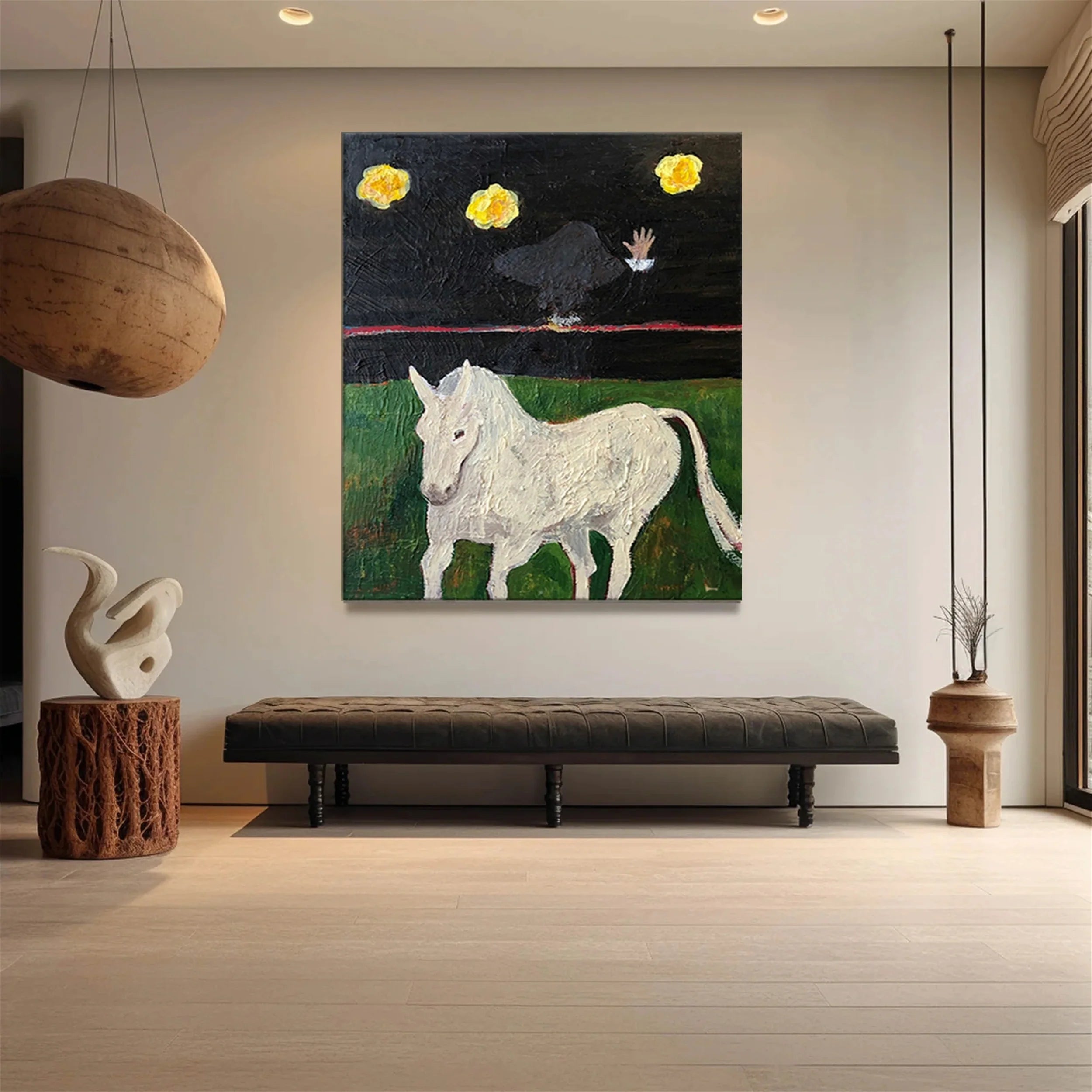 Colorful Horse Abstract Animal Wall Art #AM009