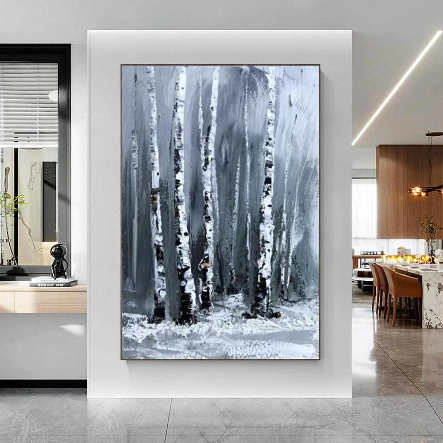 Flower & Tree Abstract_Wall Art #FT162