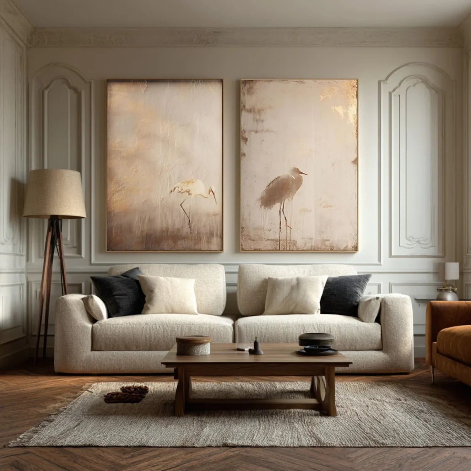 Abstract Animal Wall Art Set of 2 #AM142