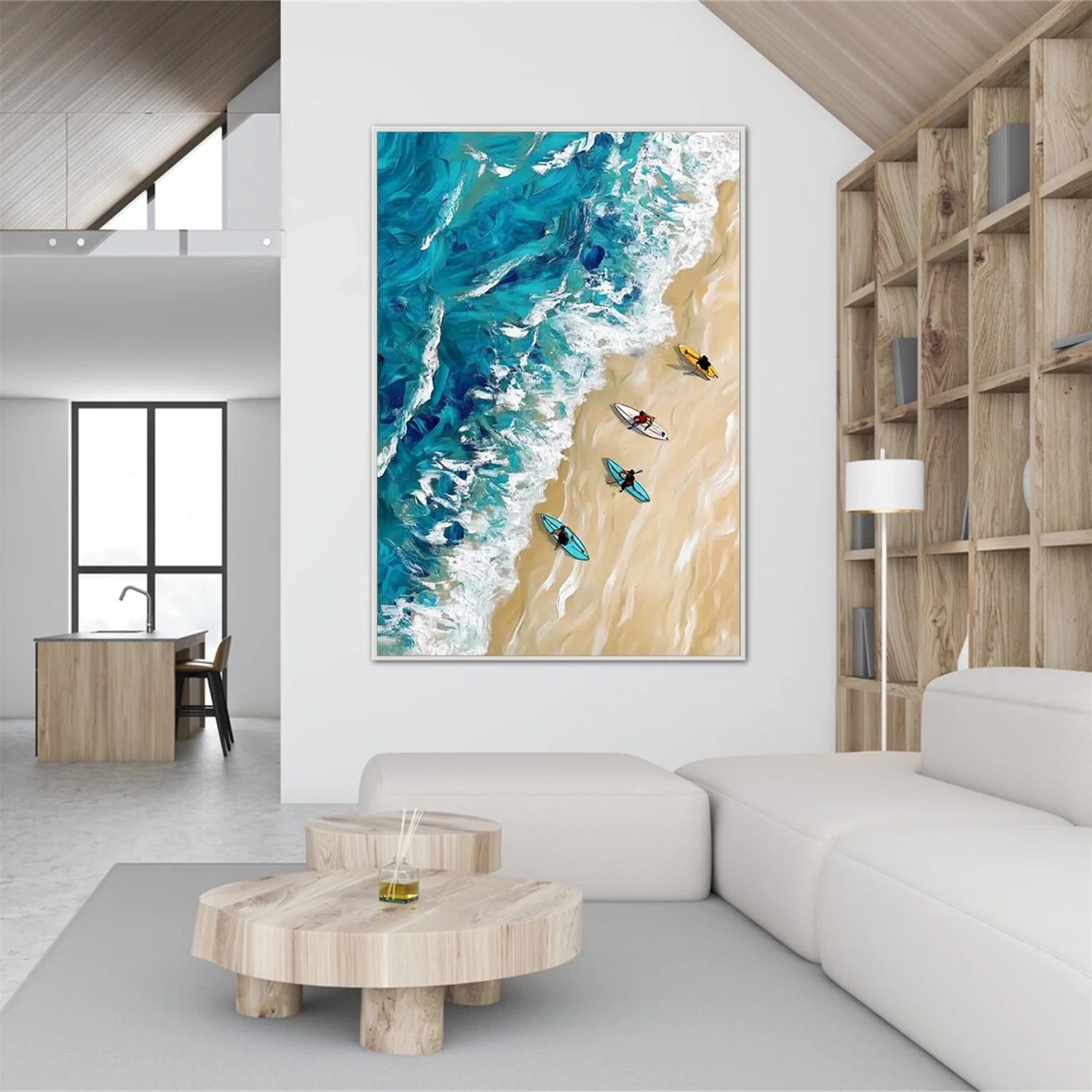 Swimming Sport Textured Wall Art #AS014