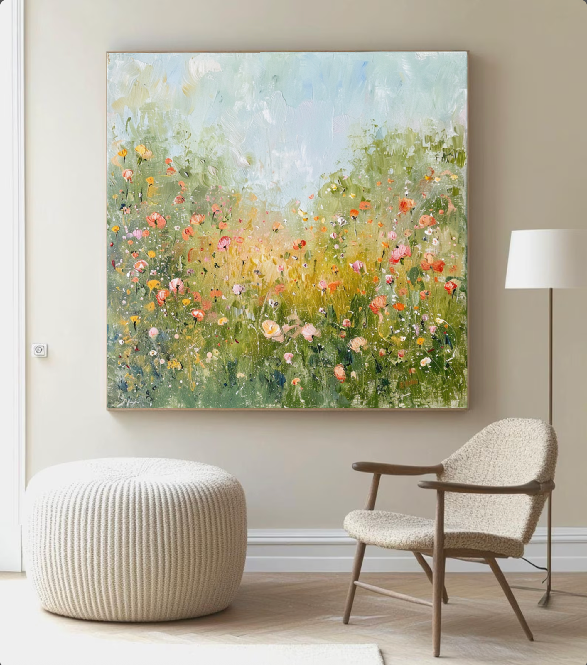 Impressionist Spring Floral Wall Art #FT336