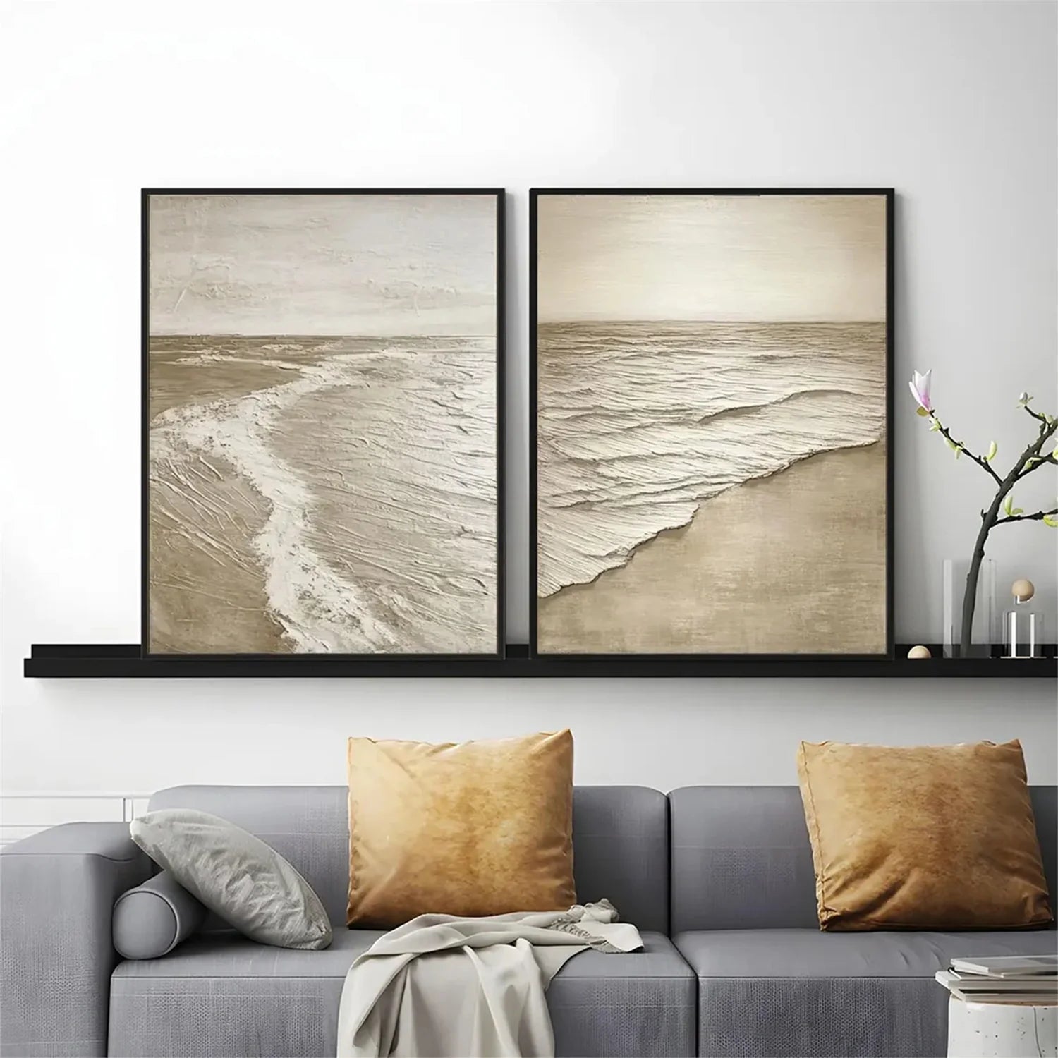 Minimalist Sea & Sky Art Set of 2 #SK081