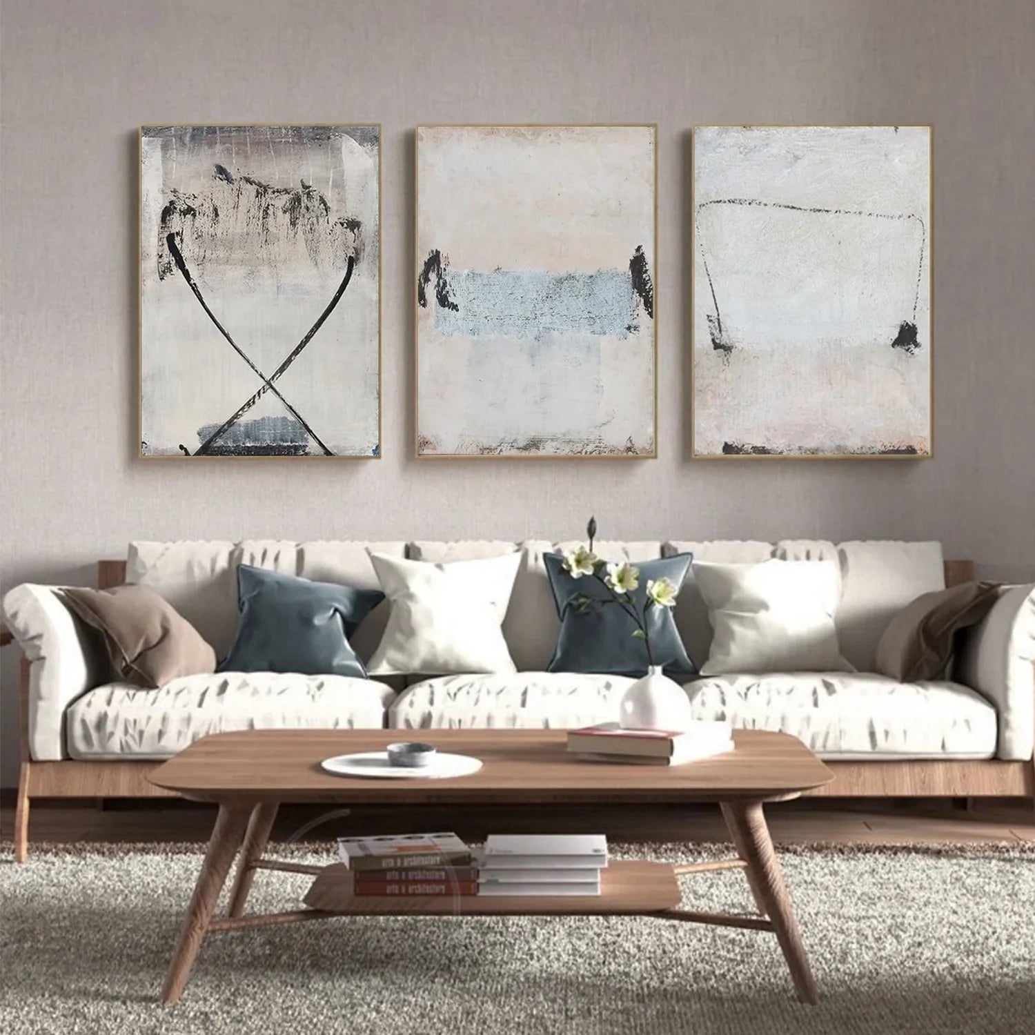 Wabi Sabi_Canvas Art Set of 3 #WA685