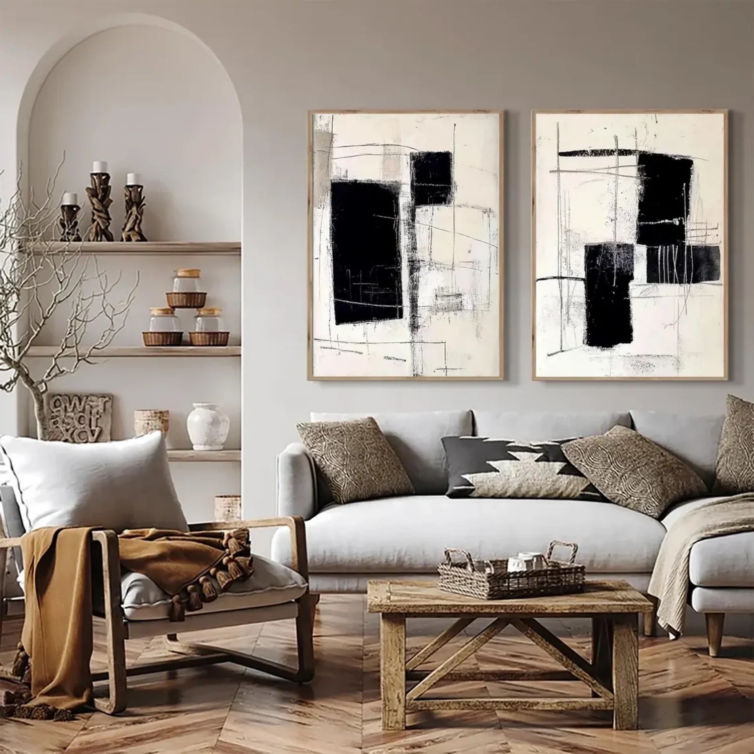 Abstract Tranquility Set of 2 #WA382