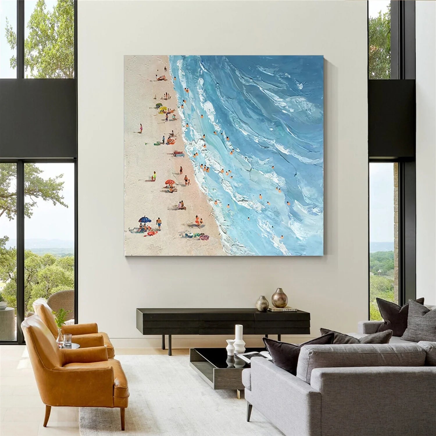 Swimming Sport_Textured Wall Art #AS030