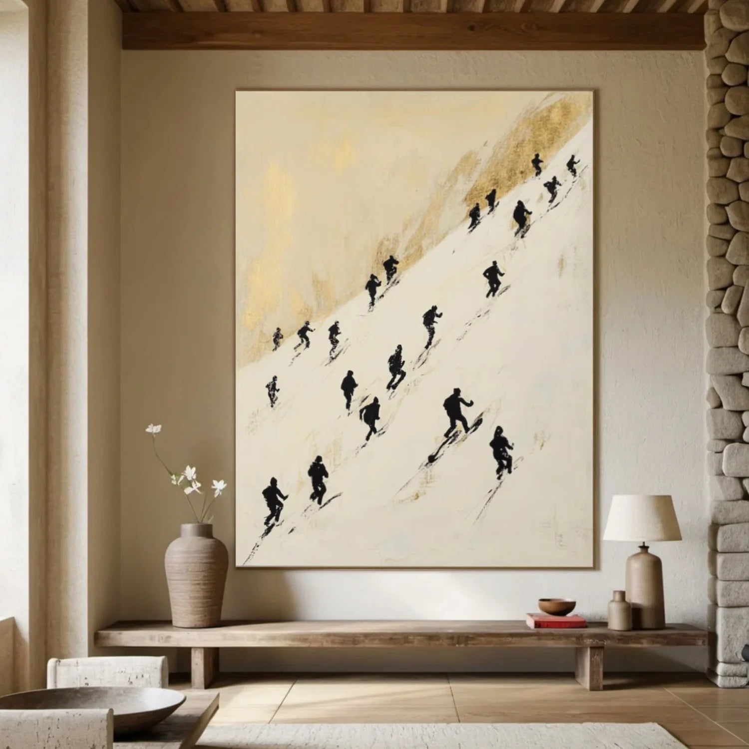 Skiing Sport_Wall Art #AS035