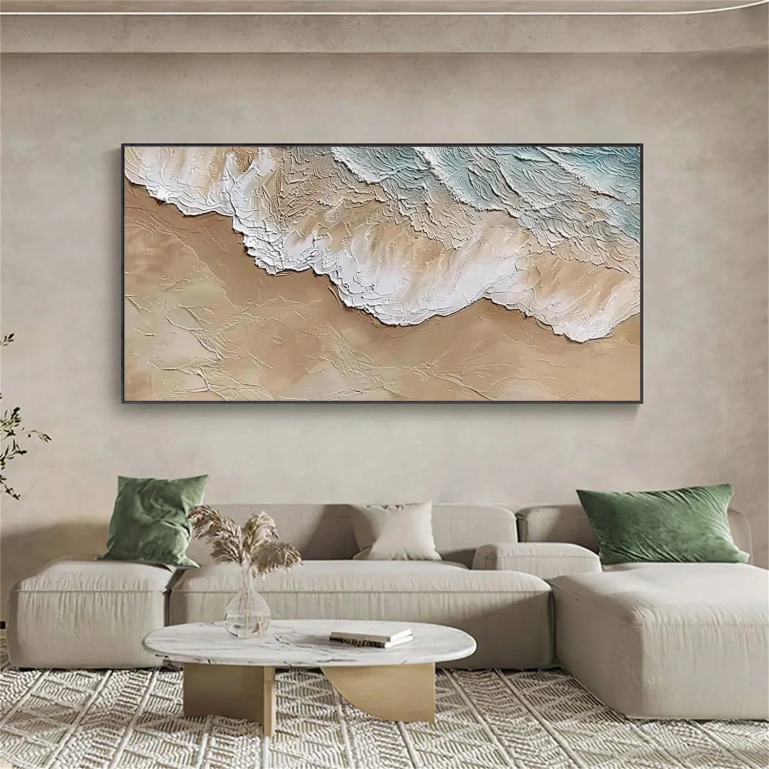 Sea & Sky Abstract_Textured_Wall Art #SK178