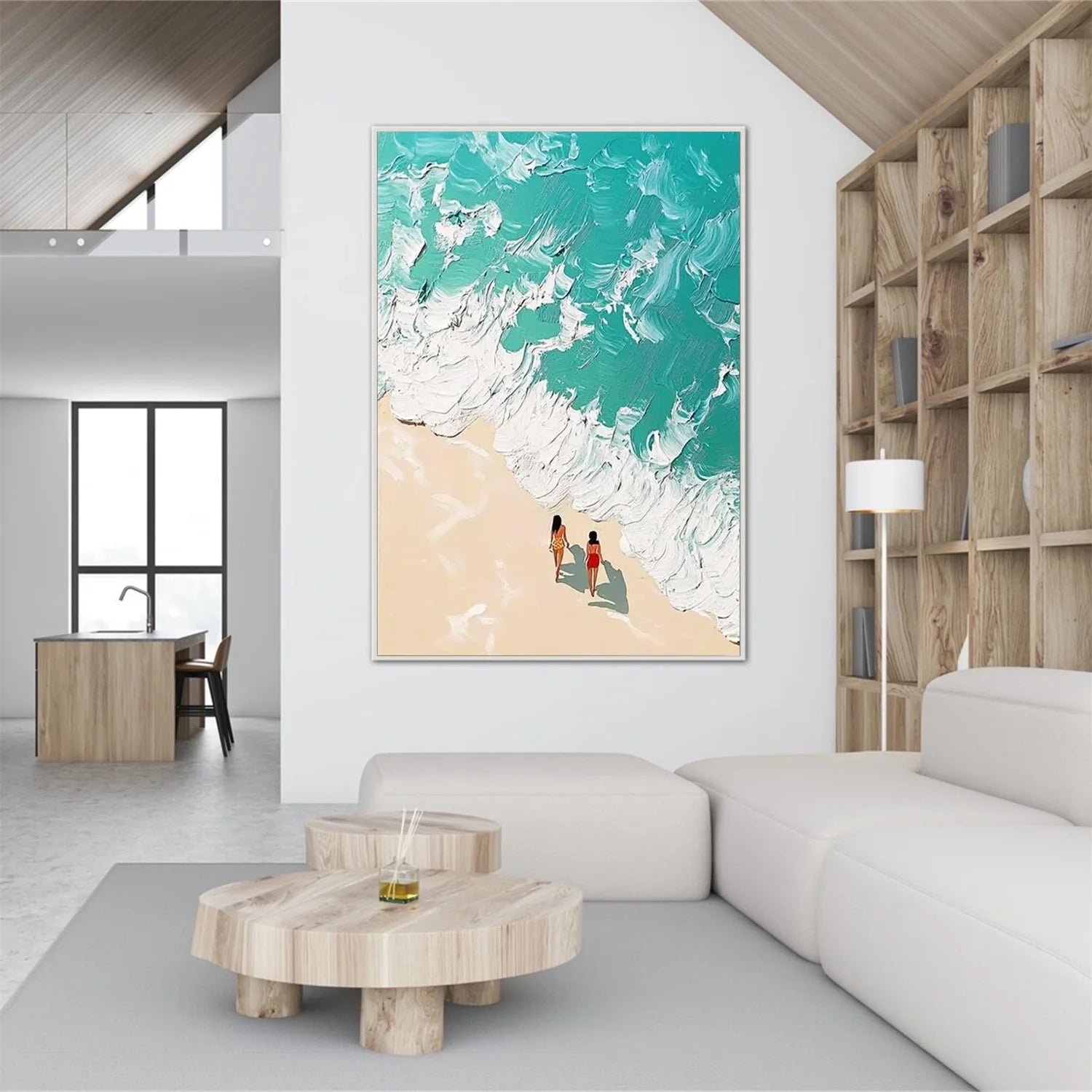 Swimming Sport Textured Wall Art #AS016