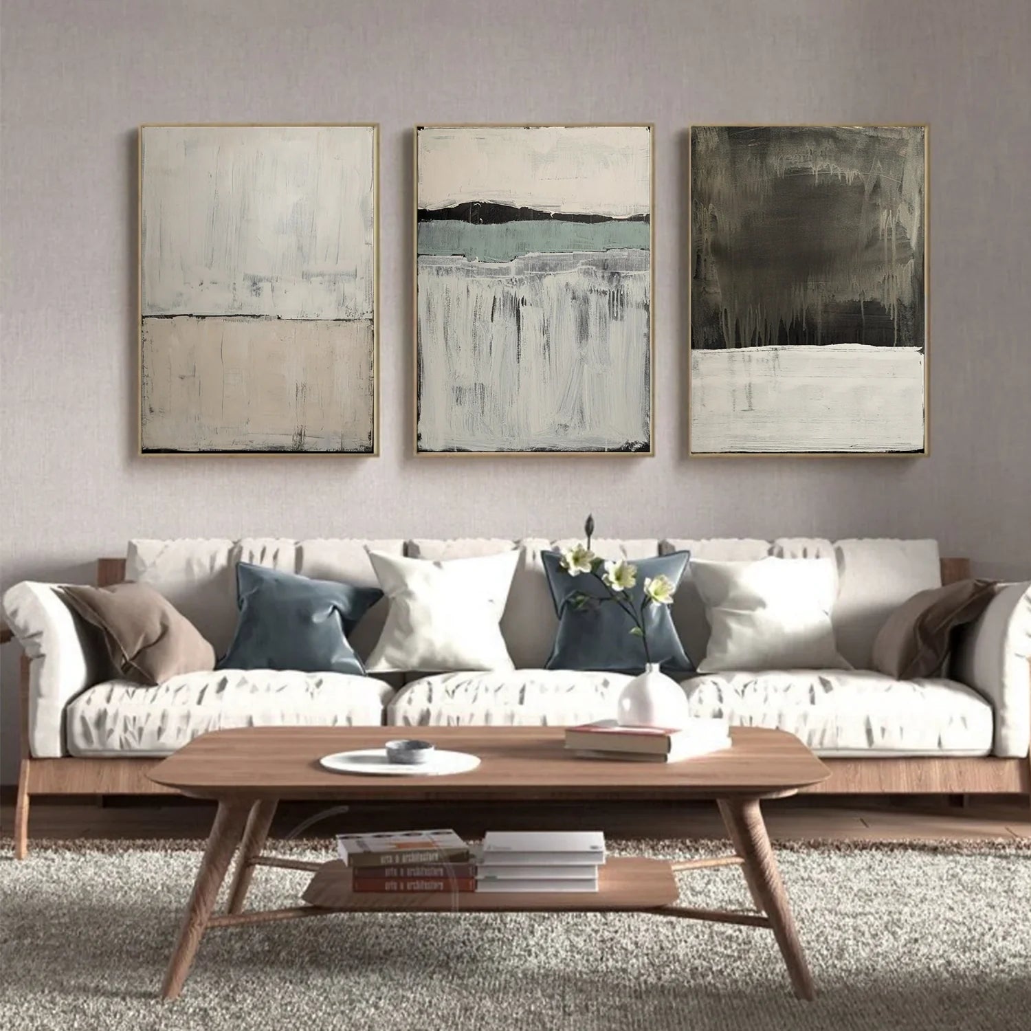 Wabi Sabi_Canvas Art Set of 3 #WA684
