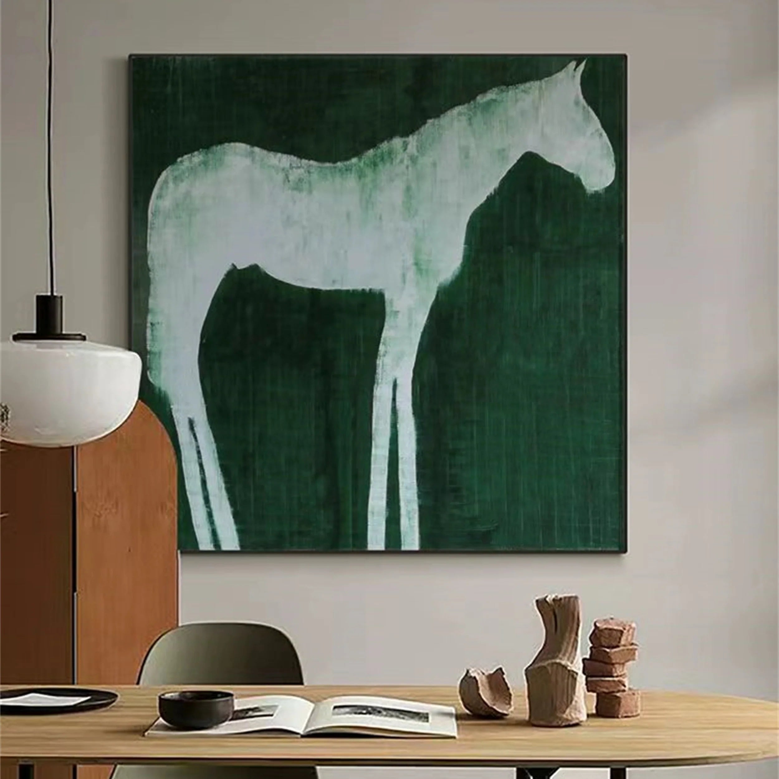 Colorful Horse Abstract Animal Wall Art #AM034