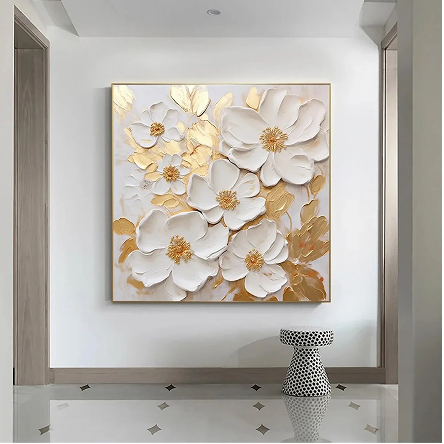 Flower & Tree Abstract Wall Art #FT090