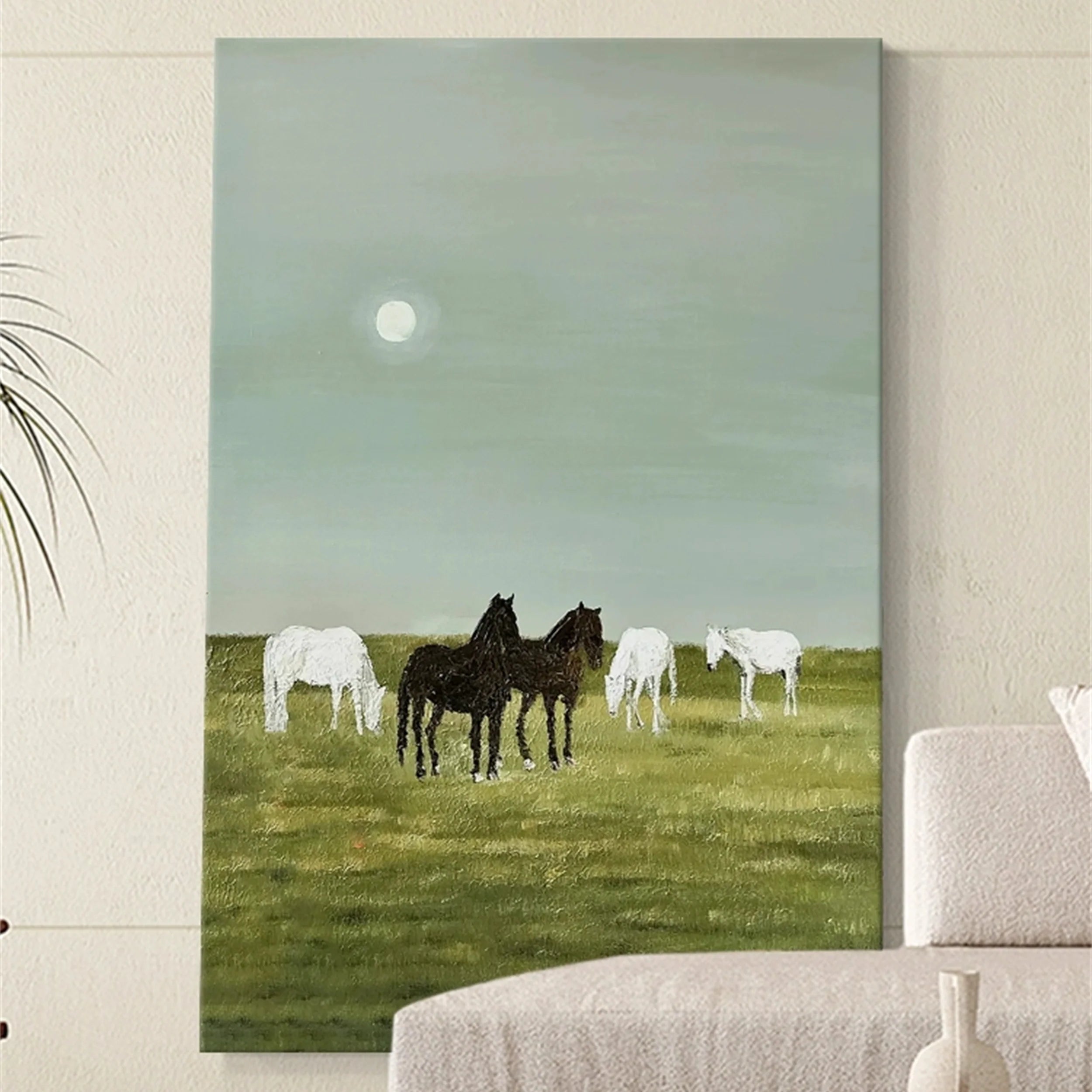 Colorful Horse Abstract Animal Wall Art #AM035