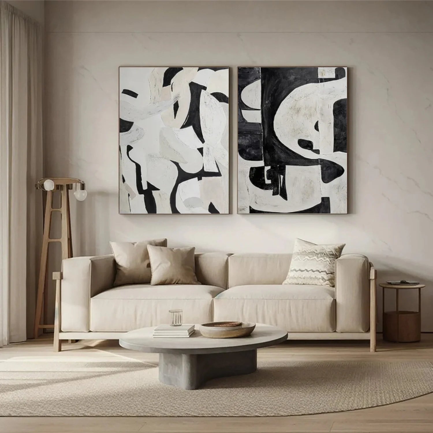 Minimalist_Canvas Art Set of 2 #MD265