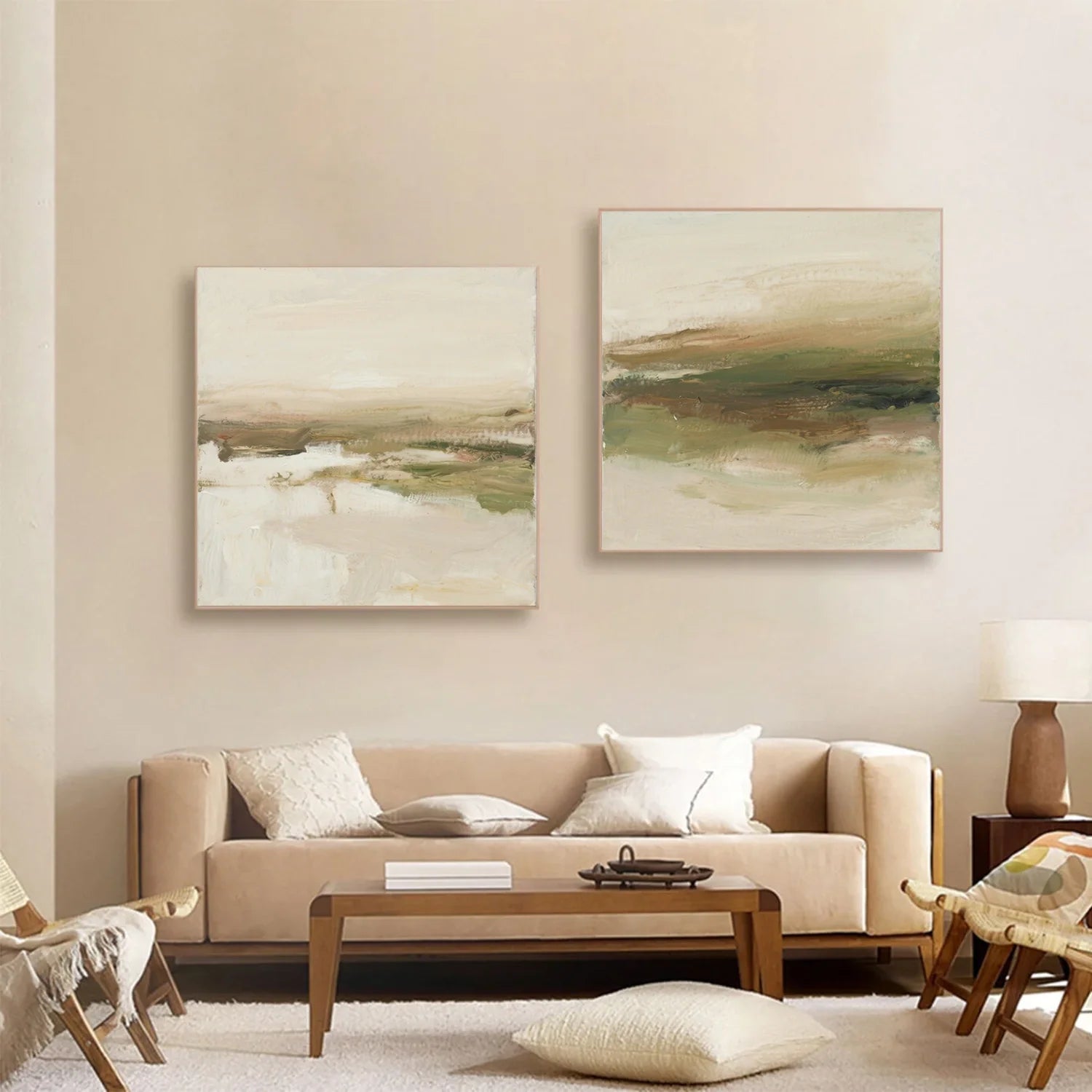 Wabi Sabi Canvas Art Set of 2 #WA756