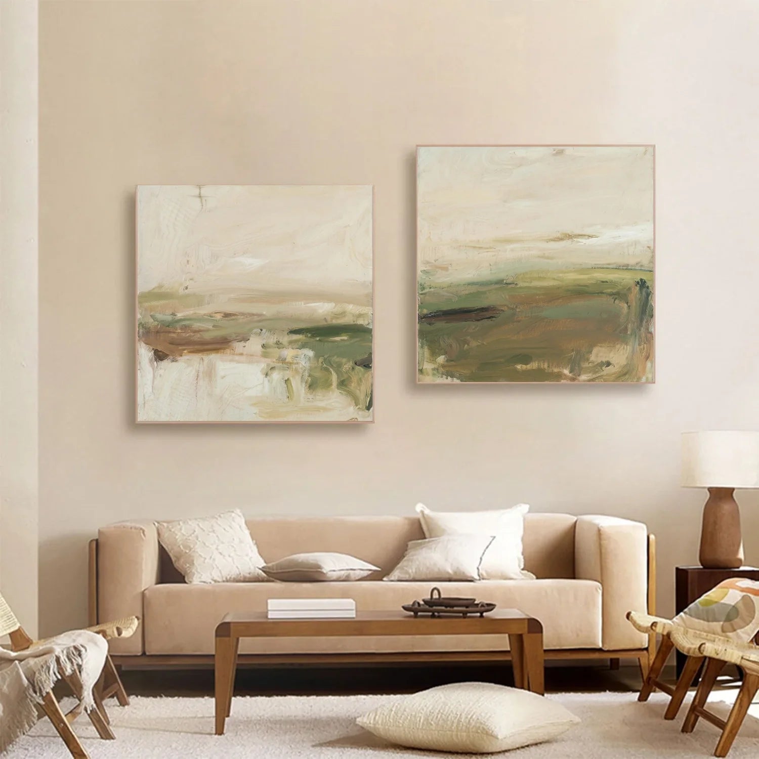 Wabi Sabi Canvas Art Set of 2 #WA757