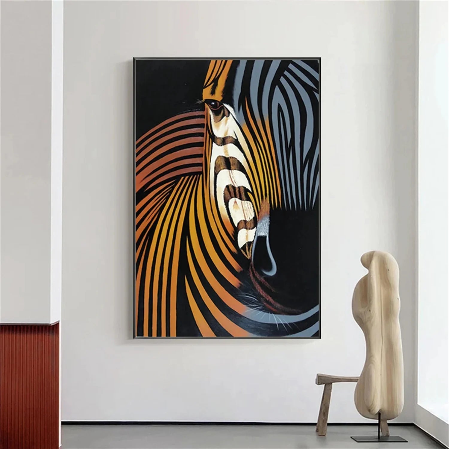 Colorful Abstract Animal Wall Art #AM067