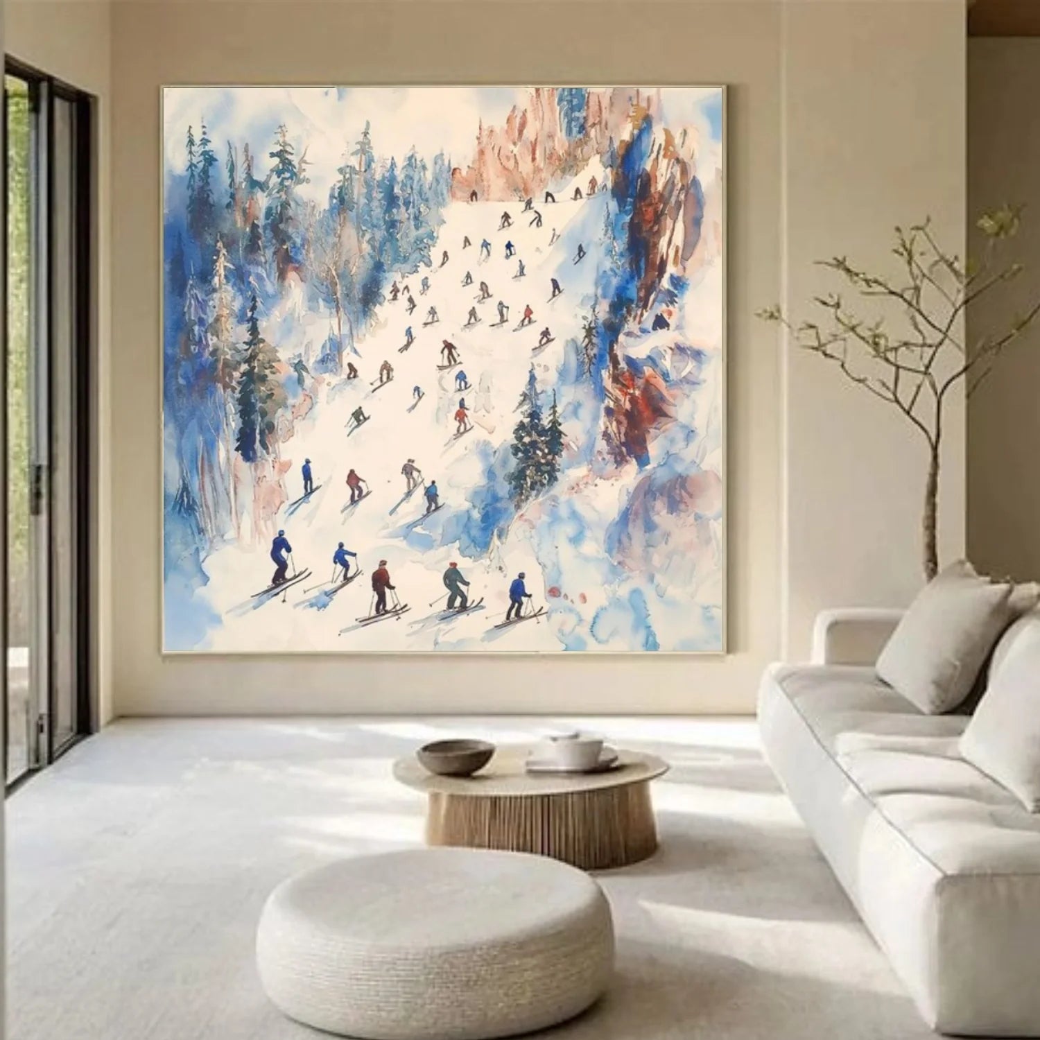 Skiing Sport_Wall Art #AS037