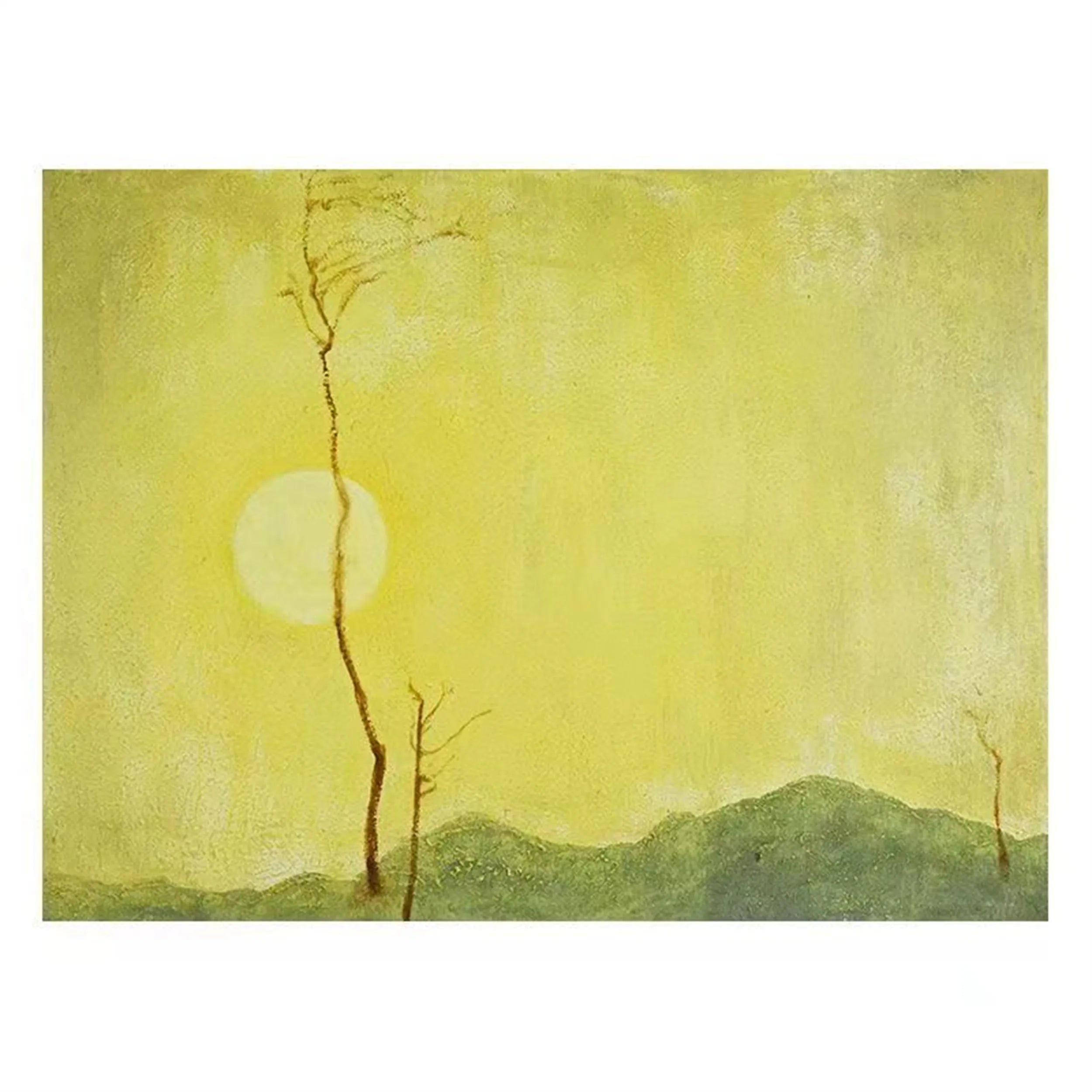 Colorful Flower & Tree Abstract Wall Art #FT009