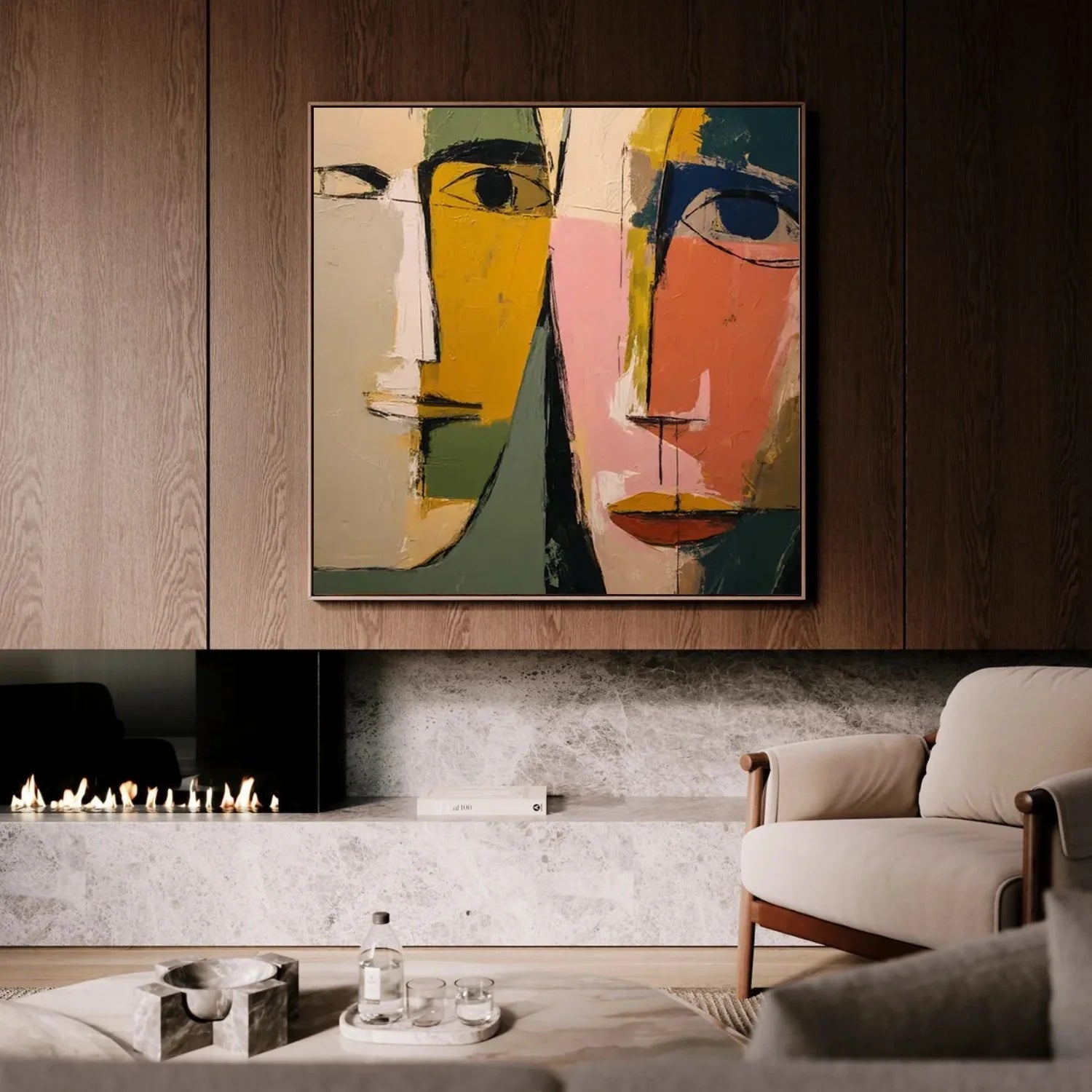 Abstract Portrait_Wall Art #AB068