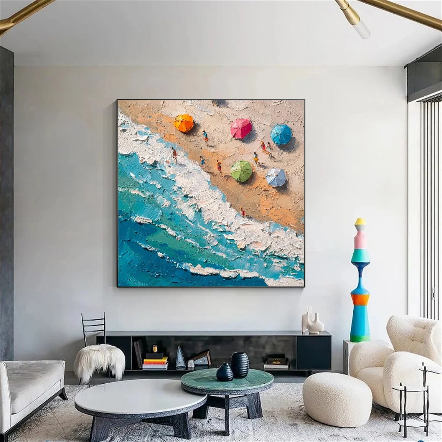 Swimming Sport Textured Wall Art #AS019