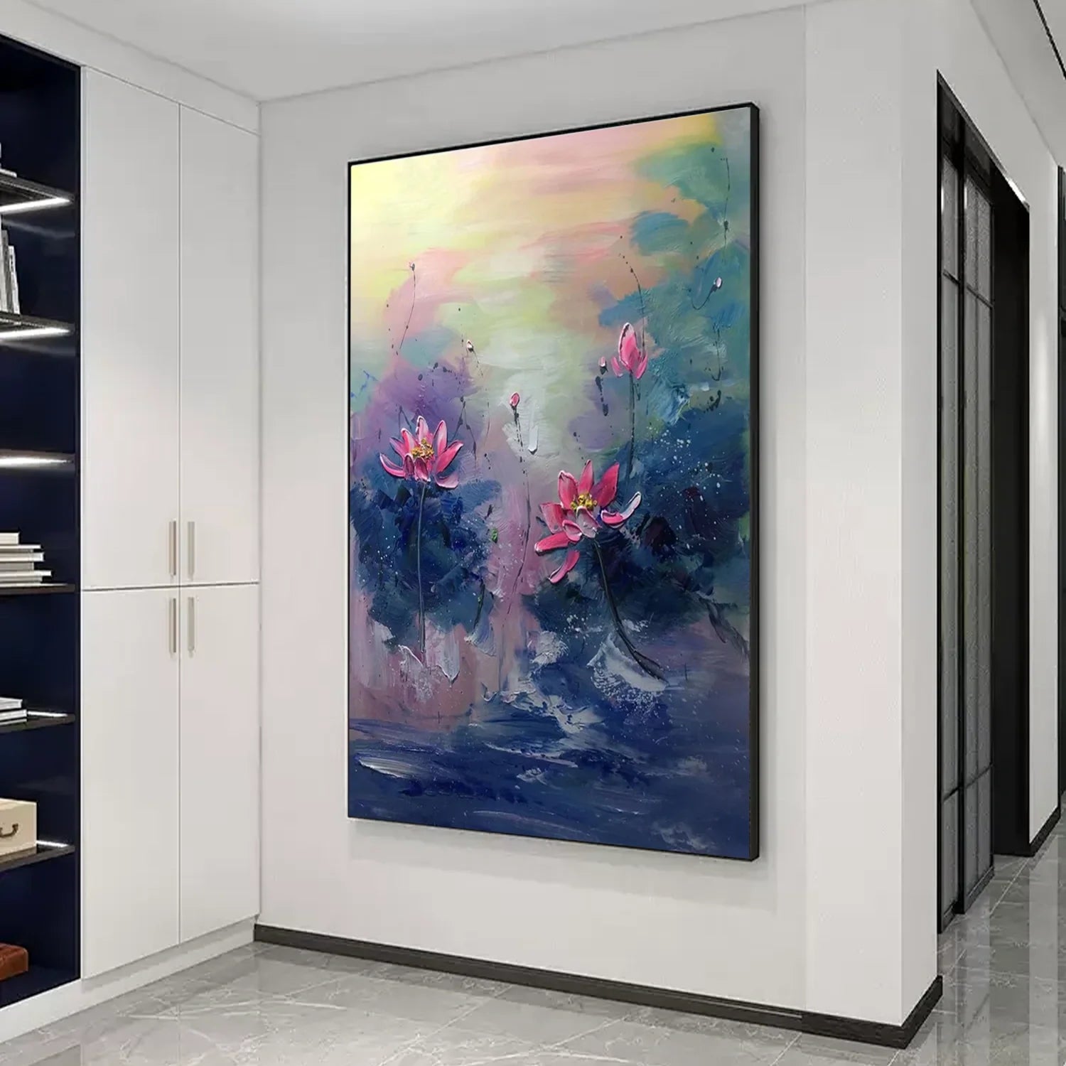 Flower & Tree Abstract Textured Wall Art #1