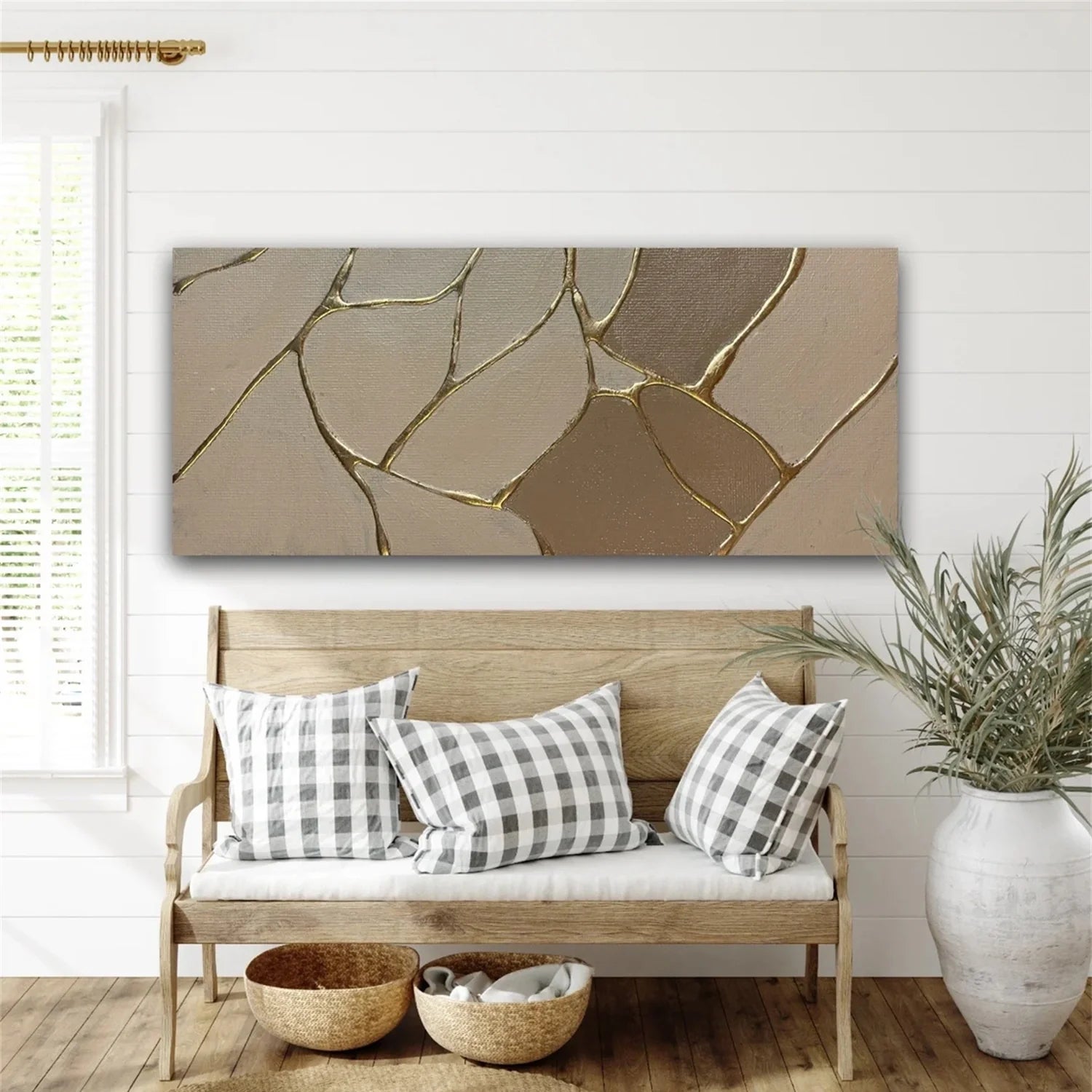 Minimalist Brown & Beige Art #MB021